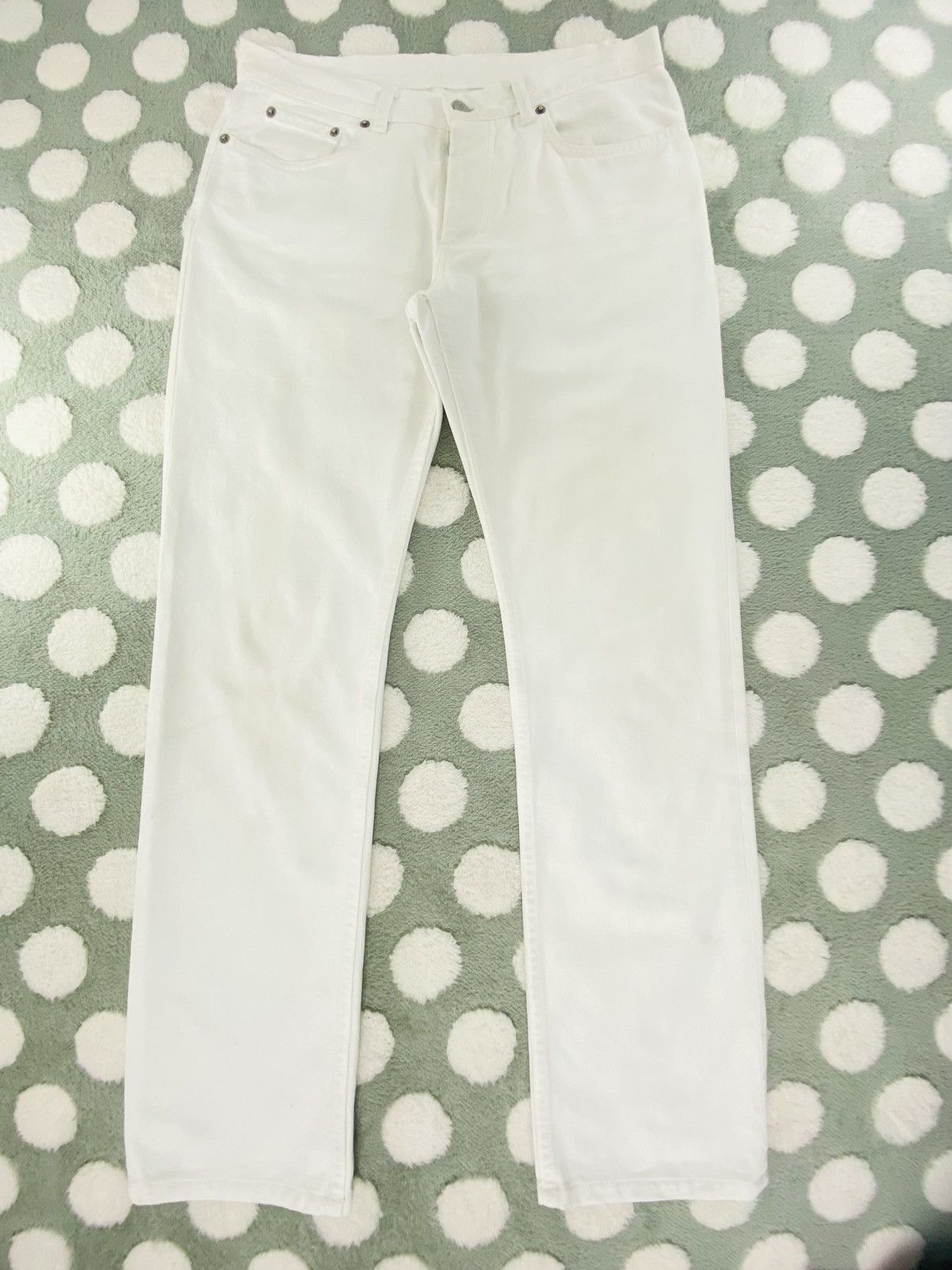 Helmut Lang Helmut Lang White Jeans Size US 30 / EU 46 - 2 Thumbnail