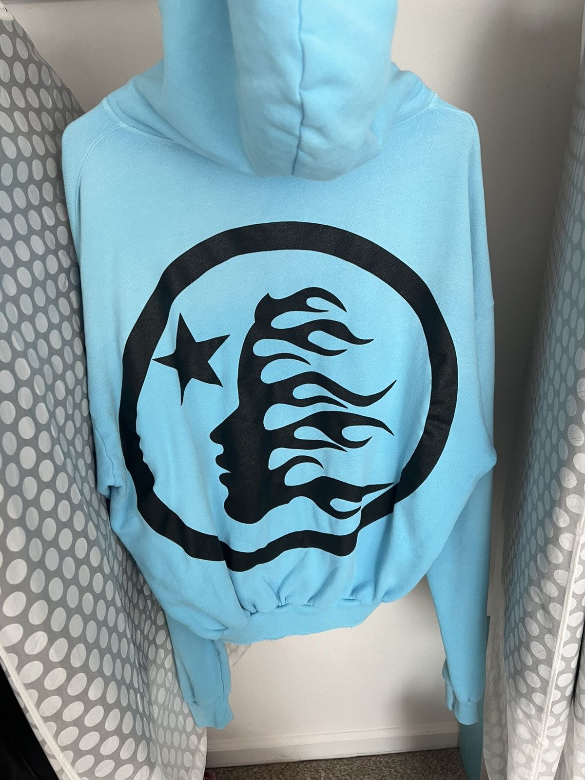 HELLSTAR Hellstar baby Blue Zip up hoodie Size US XS / EU 42 / 0 - 4 Thumbnail