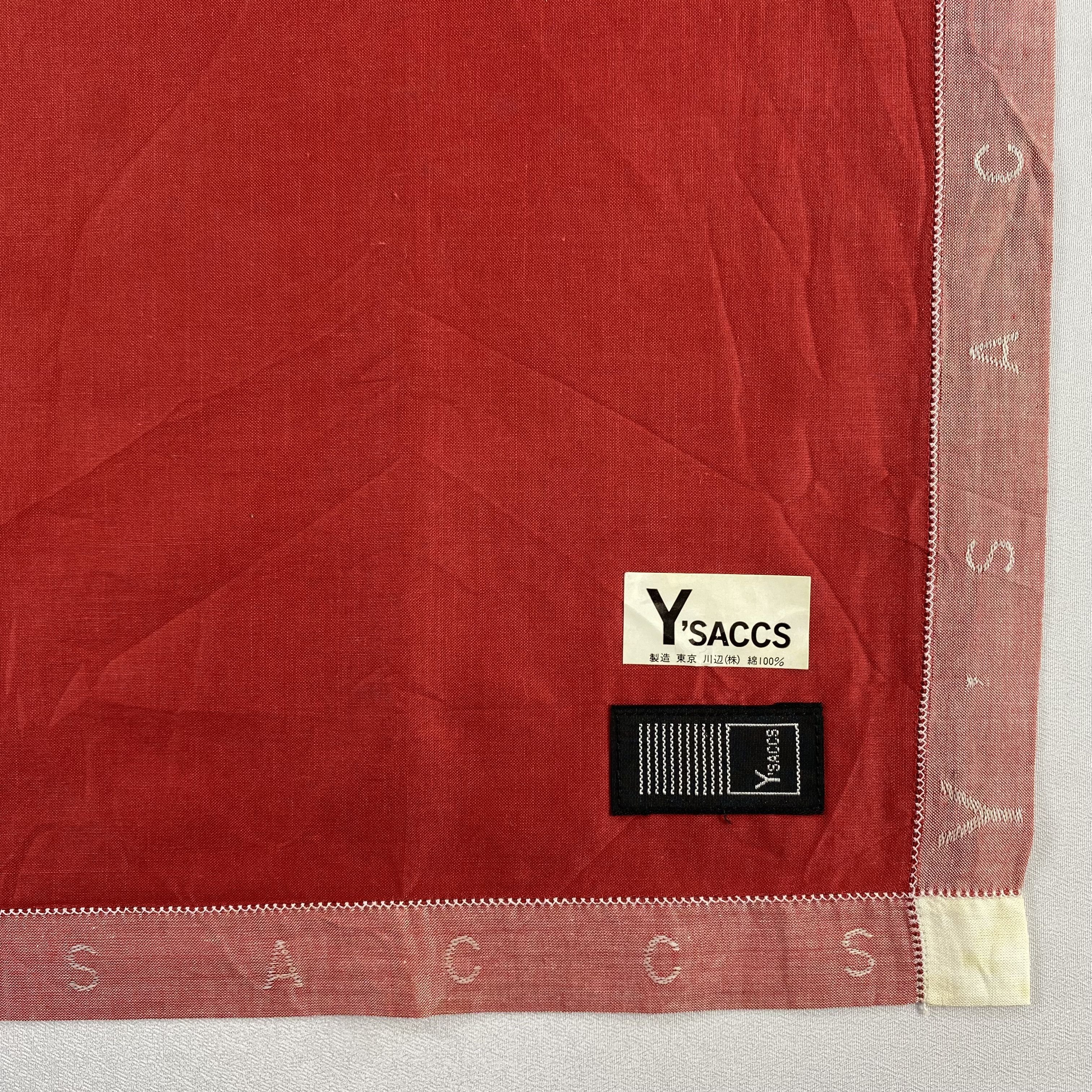 Vintage × Yohji Yamamoto NWT Saccsny Ysaccs Handkerchief / Neckerchief-P1770 Size ONE SIZE - 3 Thumbnail