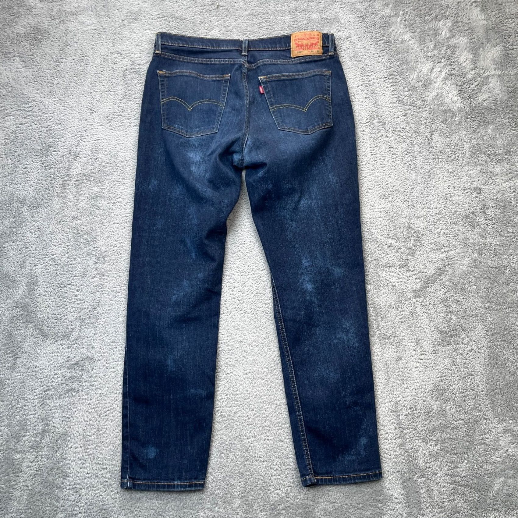 Levi's Levis 531 Jeans Mens 36x36 Blue Slim Fit Tapered Denim Logo 5-Pocket Design Cotton Polyester Size US 36 / EU 52 - 2 Thumbnail
