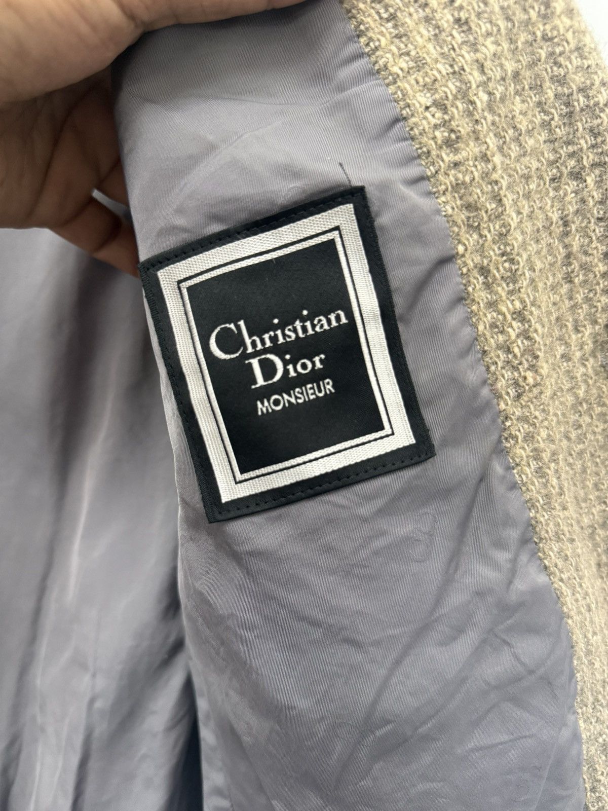 Christian Dior Monsieur 🔥 Christian Dior Monsieur Wool Tweed Blazer Jacket Size US S / EU 44-46 / 1 - 7 Thumbnail