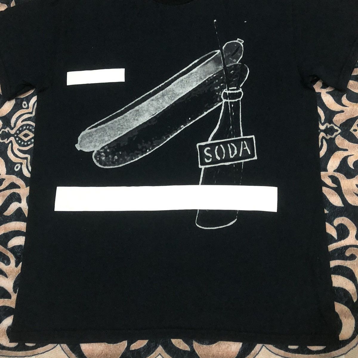 TOGA VIRILIS Rare Toga Virilis (Toga Archives) ‘Hotdog & Soda’ Tees Size US XS / EU 42 / 0 - 3 Thumbnail