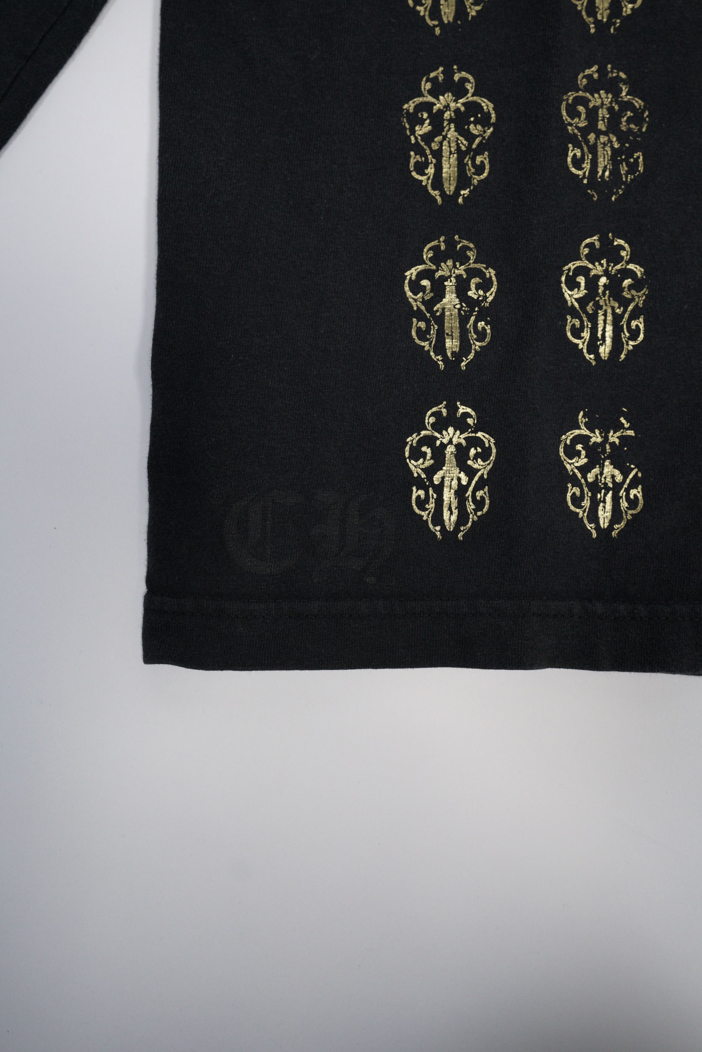 Chrome Hearts Chrome Hearts Vintage Gold Multi Dagger Logo Longsleeve Size US M / EU 48-50 / 2 - 4 Thumbnail