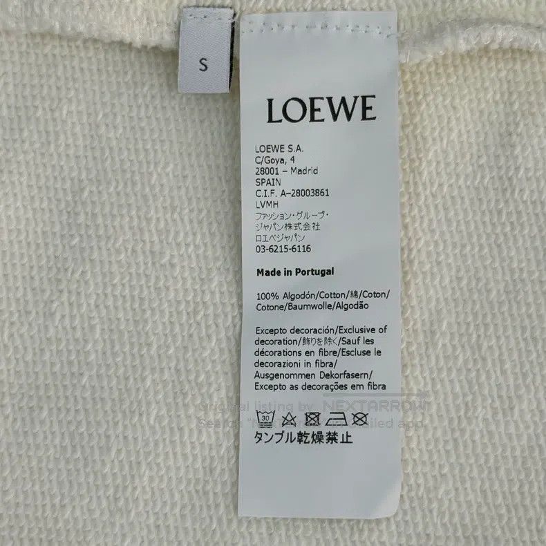 Loewe Loewe Embroidered large logo sweatshirt Size S / US 4 / IT 40 - 6 Thumbnail