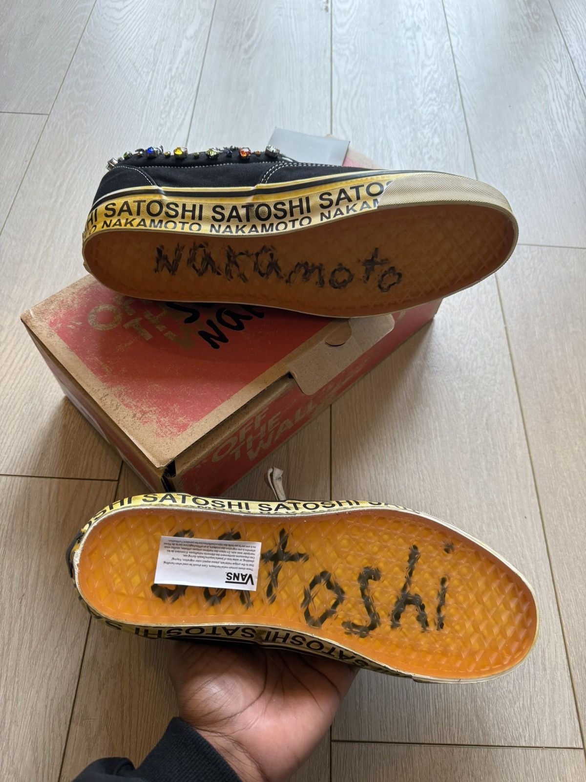 Satoshi Nakamoto × Vans Satoshi Nakamoto OTW Old Skool Vans Pearlized Lucky Charms Size US 12 / EU 45 - 6 Thumbnail