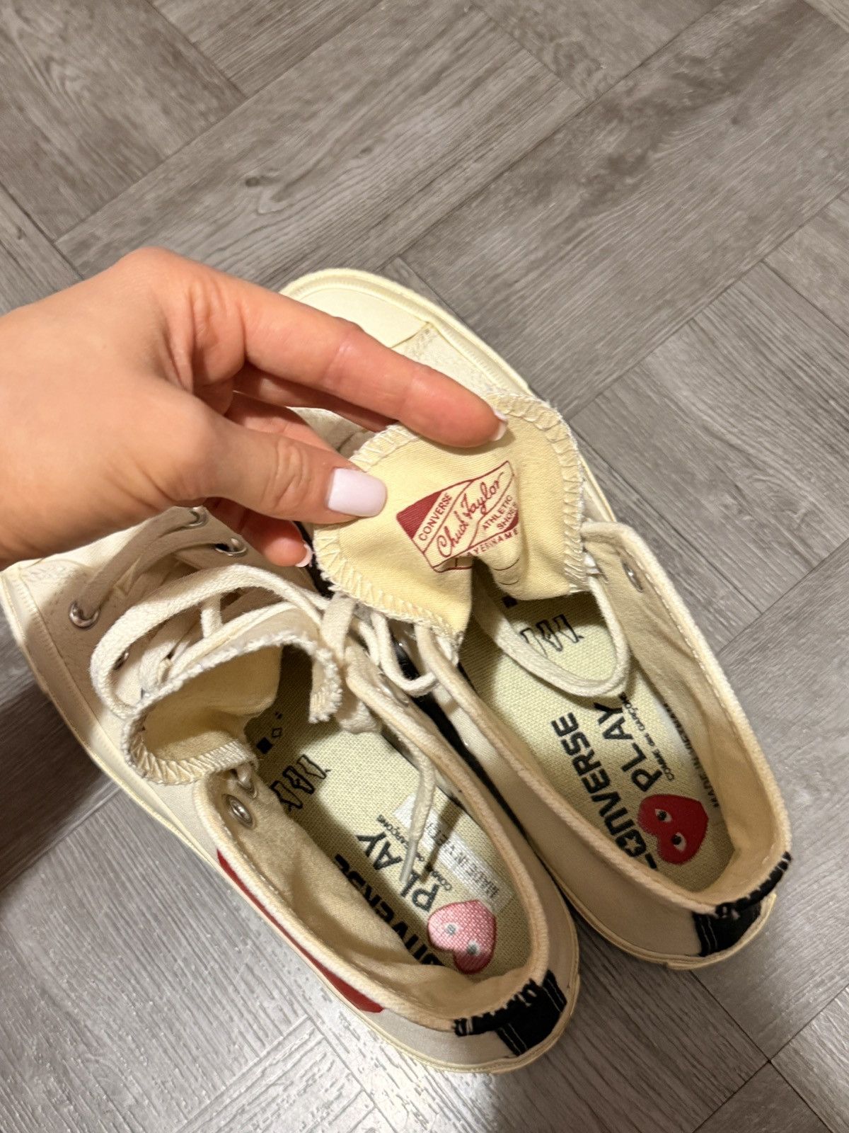 CDG by Comme des Garcons CdG PLAY x Converse Chuck Taylor Size US 6 / EU 39 - 5 Thumbnail