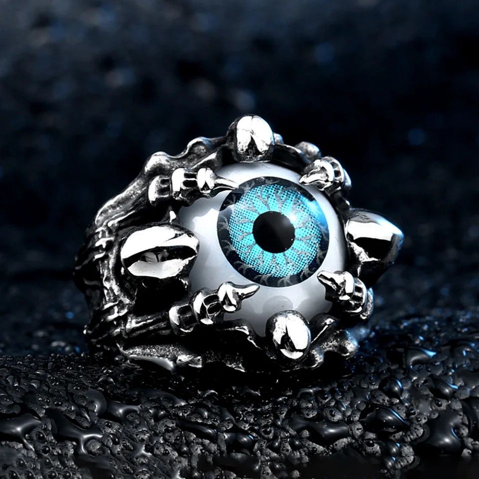 Japanese Brand × Jewelry × Vintage Dragon Claw Evil Eye Ring Size ONE SIZE - 2 Thumbnail