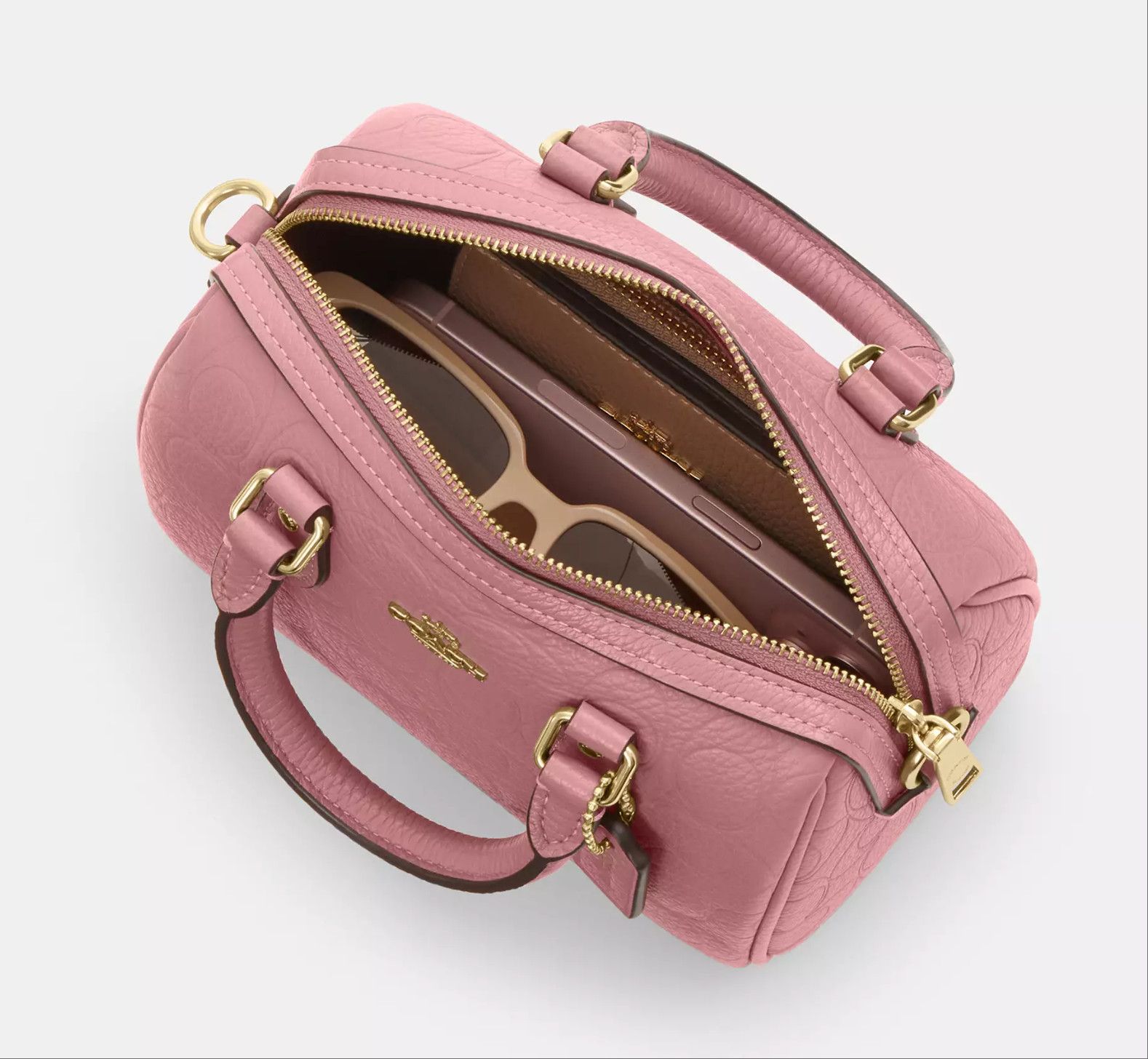 Coach Mini Rowan Crossbody Bag In Signature Leather CCF28 Size ONE SIZE - 10 Thumbnail