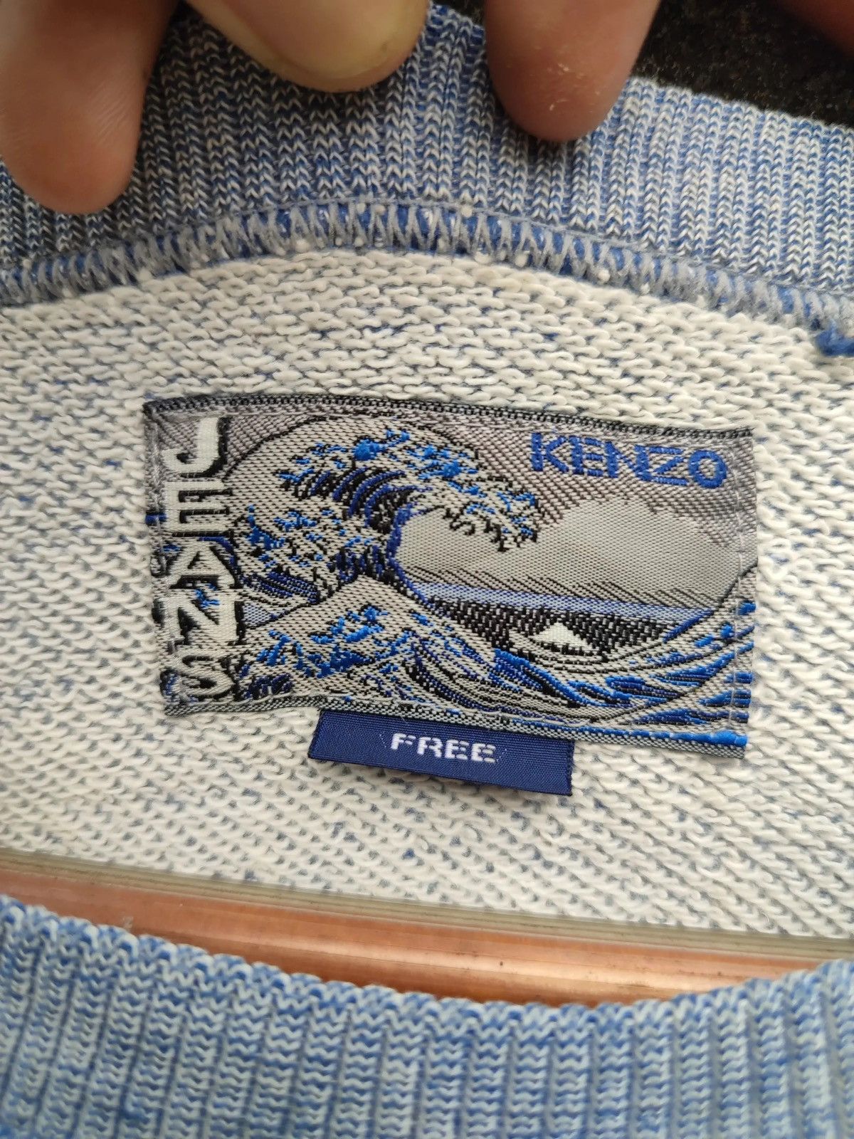 Japanese Brand × Kenzo × Vintage Vintage Kenzo Jeans Sweatshirt – Made in Japan Size US L / EU 52-54 / 3 - 16 Thumbnail
