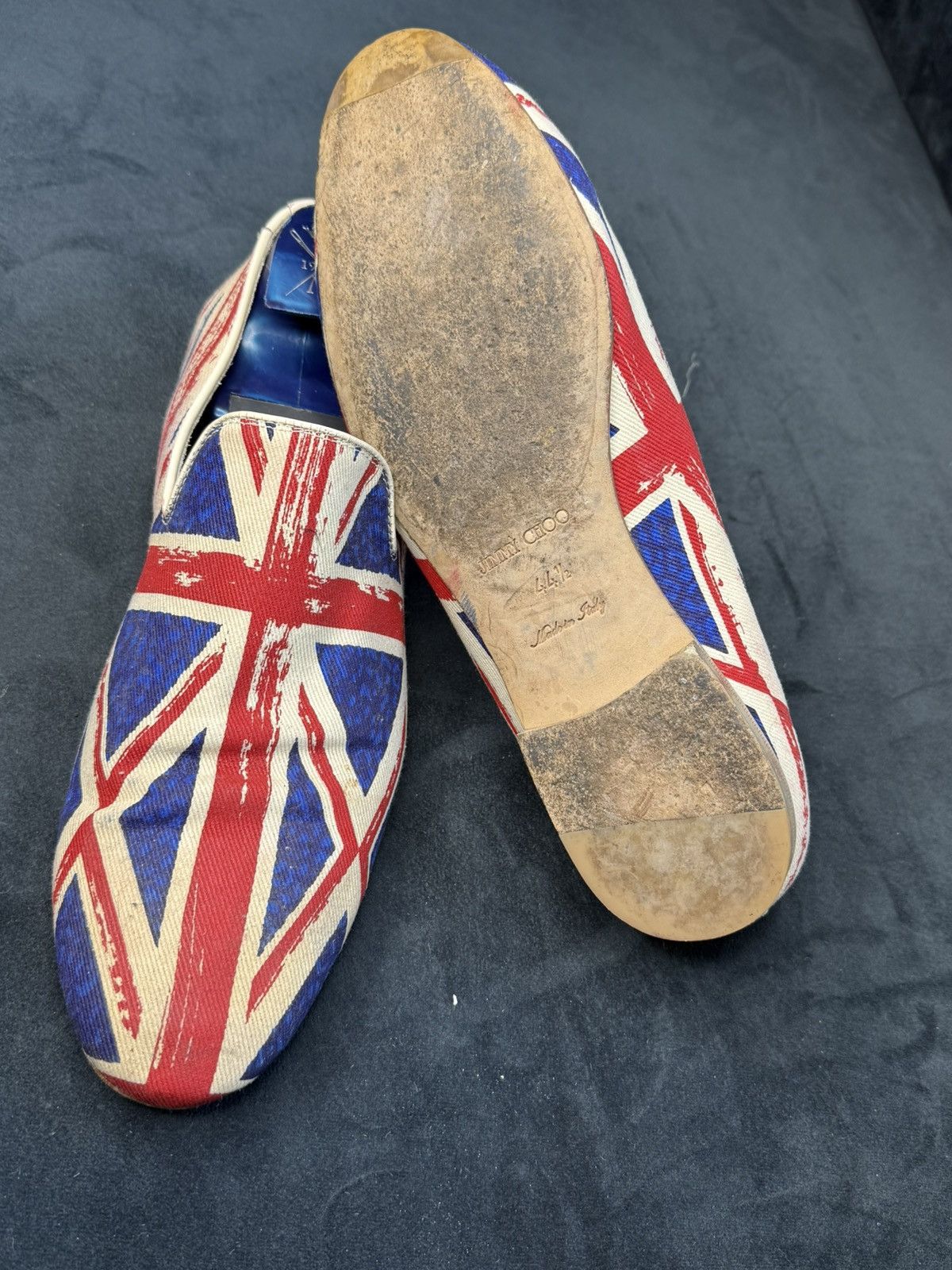 Jimmy Choo Rare Jimmy Choo Union Jack loafers EU 44.5 Size US 10 / EU 43 - 9 Thumbnail