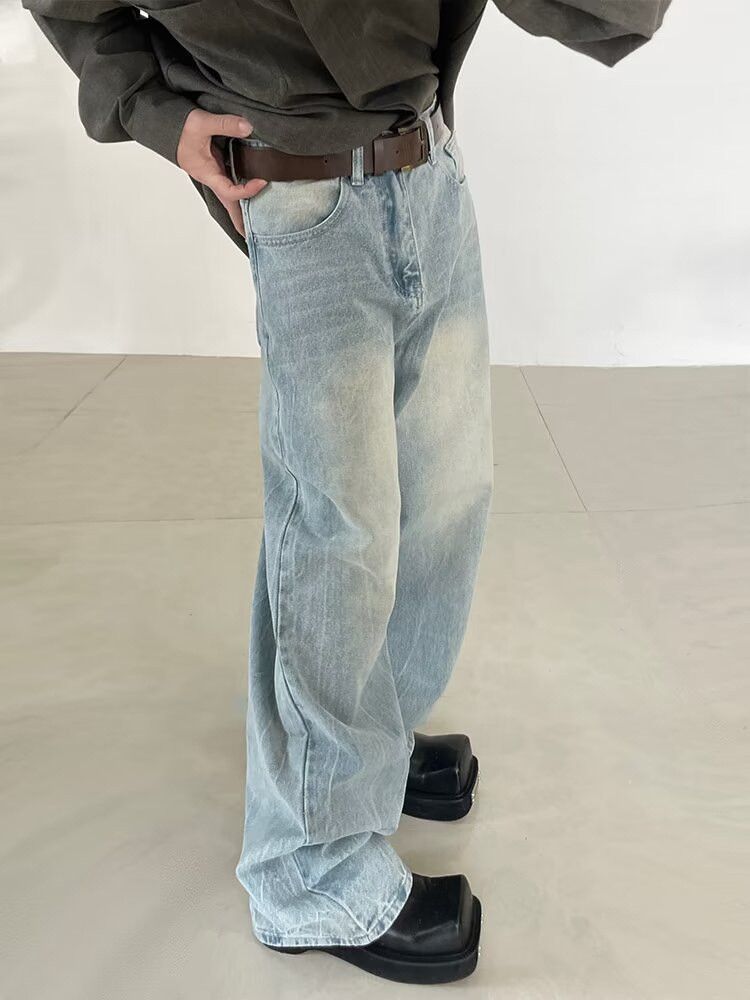 Japanese Brand × Jean Retro straight casual high street jeans Size US 32 / EU 48 - 5 Thumbnail