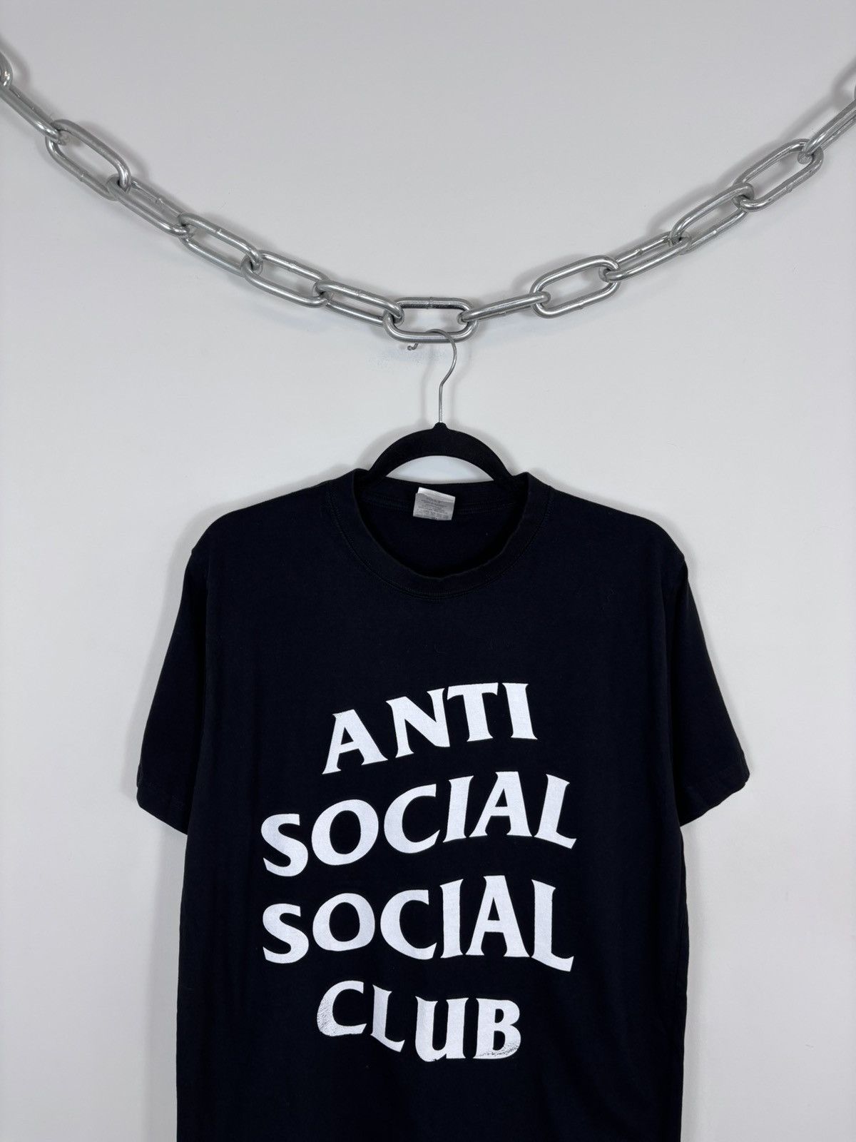 Anti Social Social Club Anti Social Social Club Big Logo Hype Black T-Shirt Tee Size US L / EU 52-54 / 3 - 2 Thumbnail