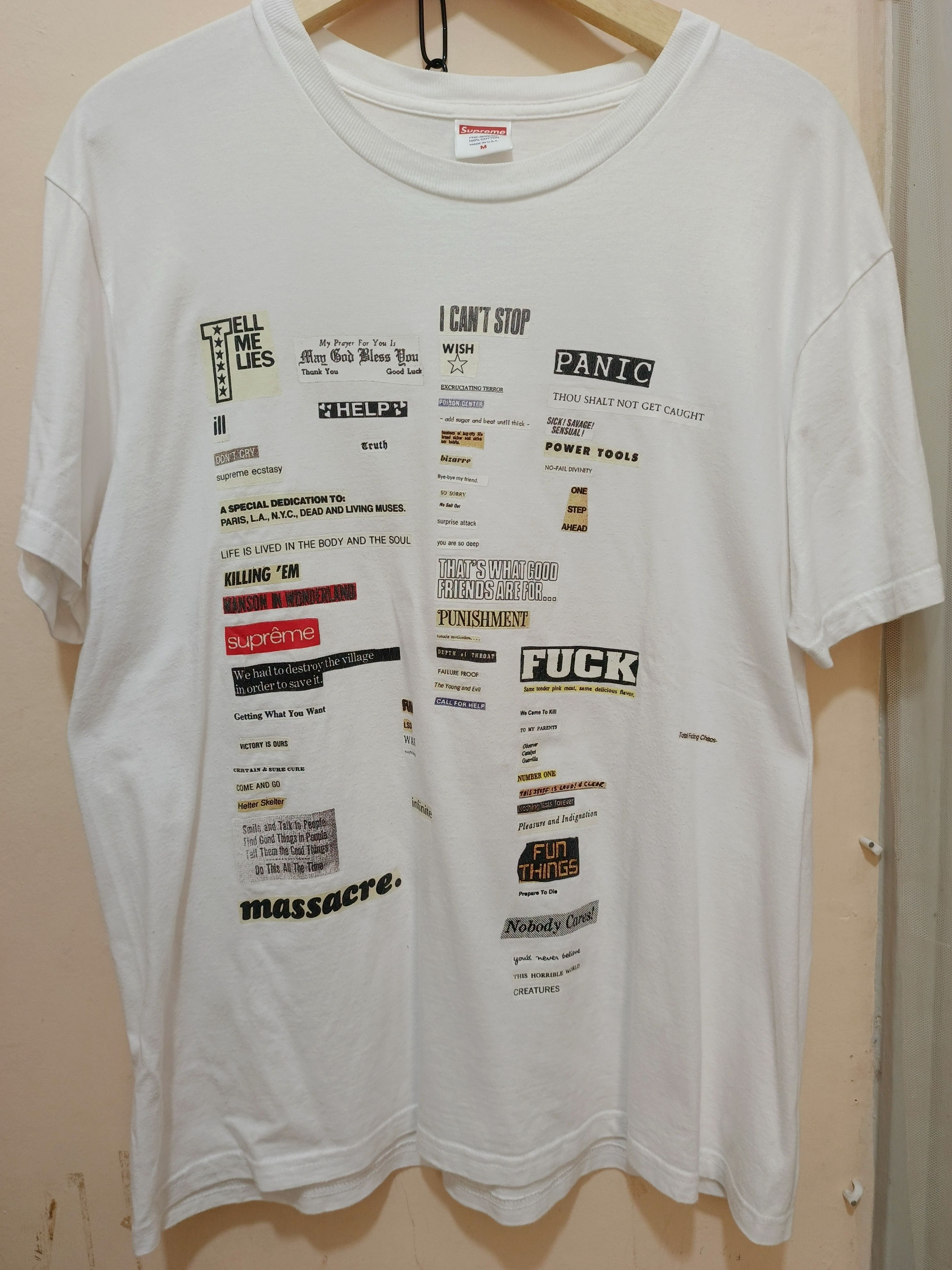 Supreme Supreme Cotouts Tee Size US L / EU 52-54 / 3 - 1 Thumbnail