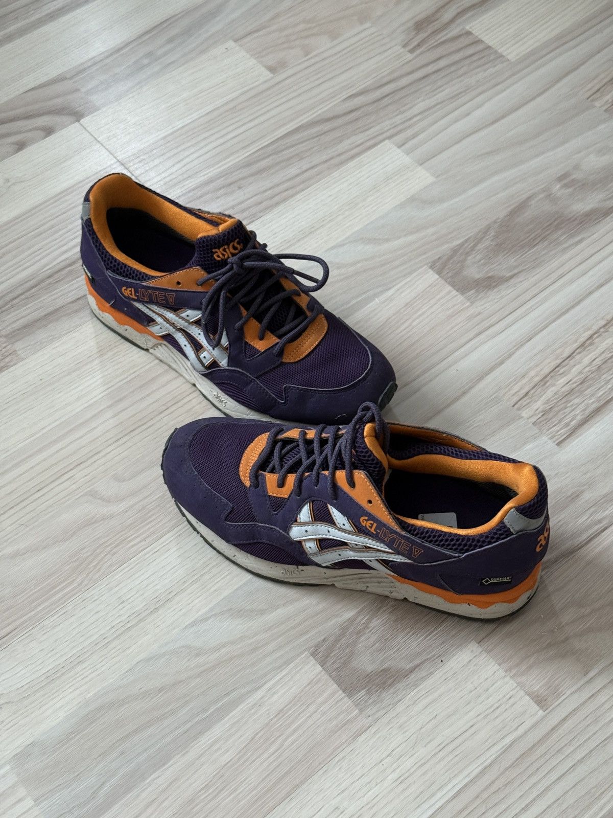 Asics Asics Gel-Lyte V Goretex Trainers Purple Gray Shoes Size US 6.5 / EU 39-40 - 3 Thumbnail