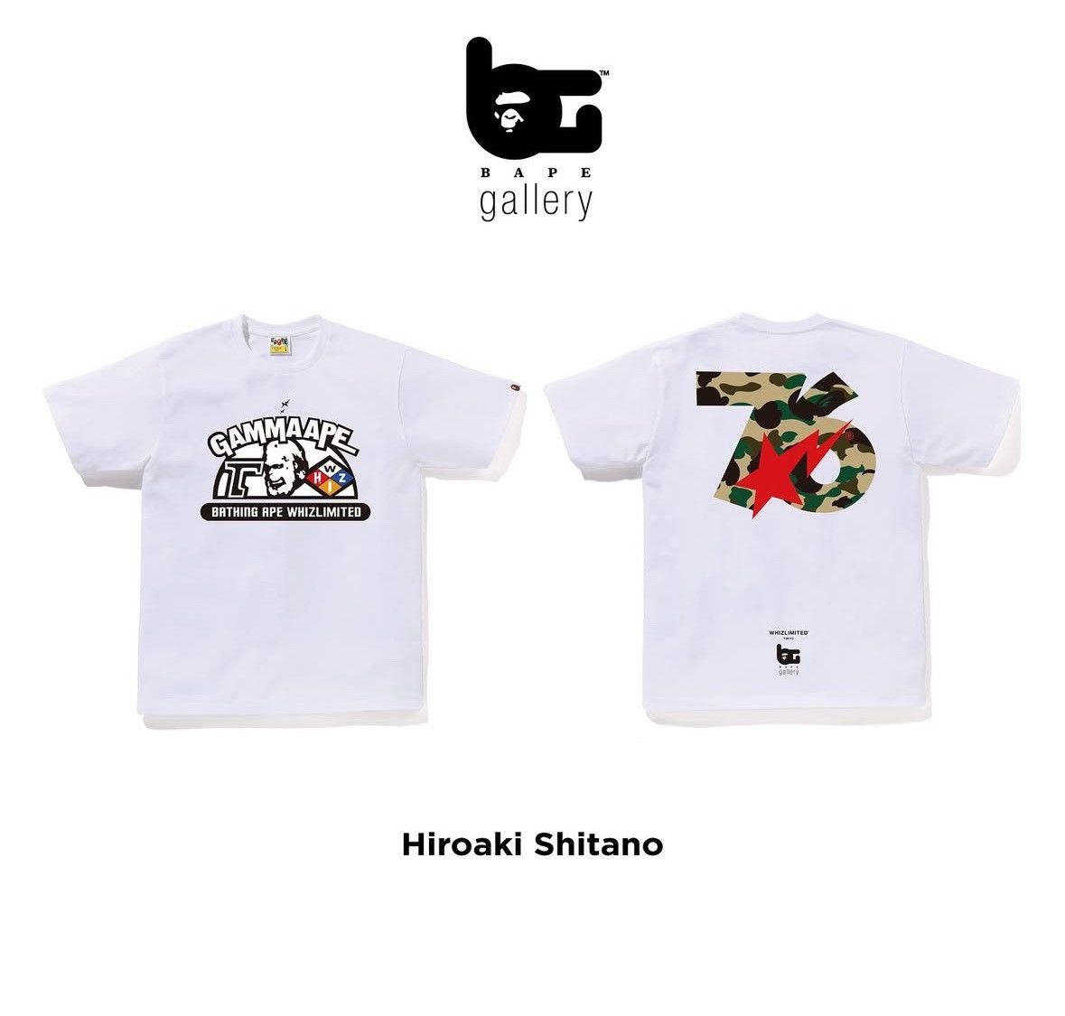 Bape Bape Hiroaki Shitano Gallery Tee Size US XL / EU 56 / 4 - 3 Thumbnail