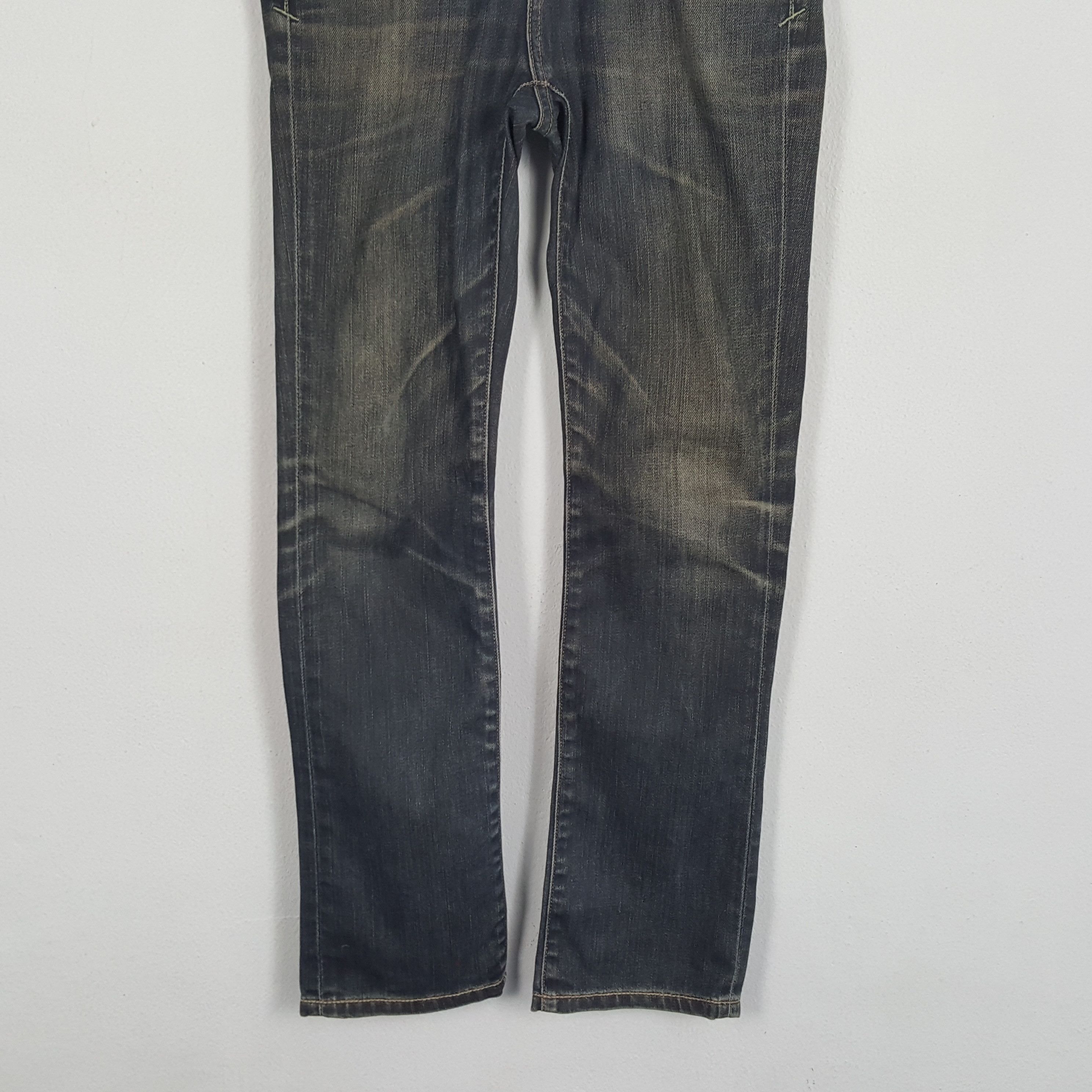 Evisu × Japanese Brand × Puma EVISU x PUMA Japanese Brand Custom Daicock Style Jeans Size 29" - 6 Thumbnail