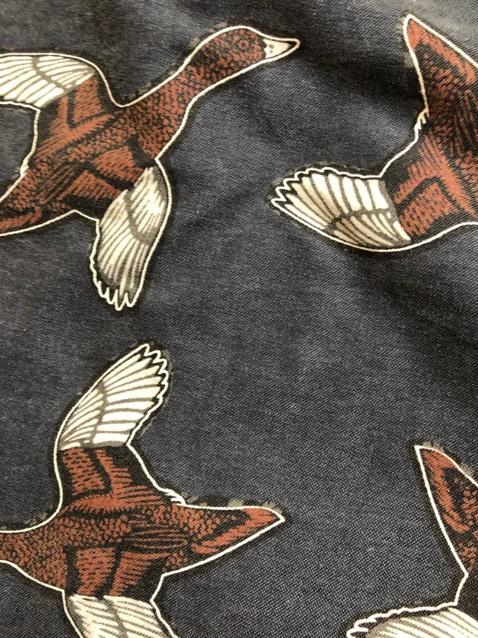 Allsaints Vintage Allsaints Bird Print Slim Fit Button Up Shirt Size US XS / EU 42 / 0 - 10 Thumbnail