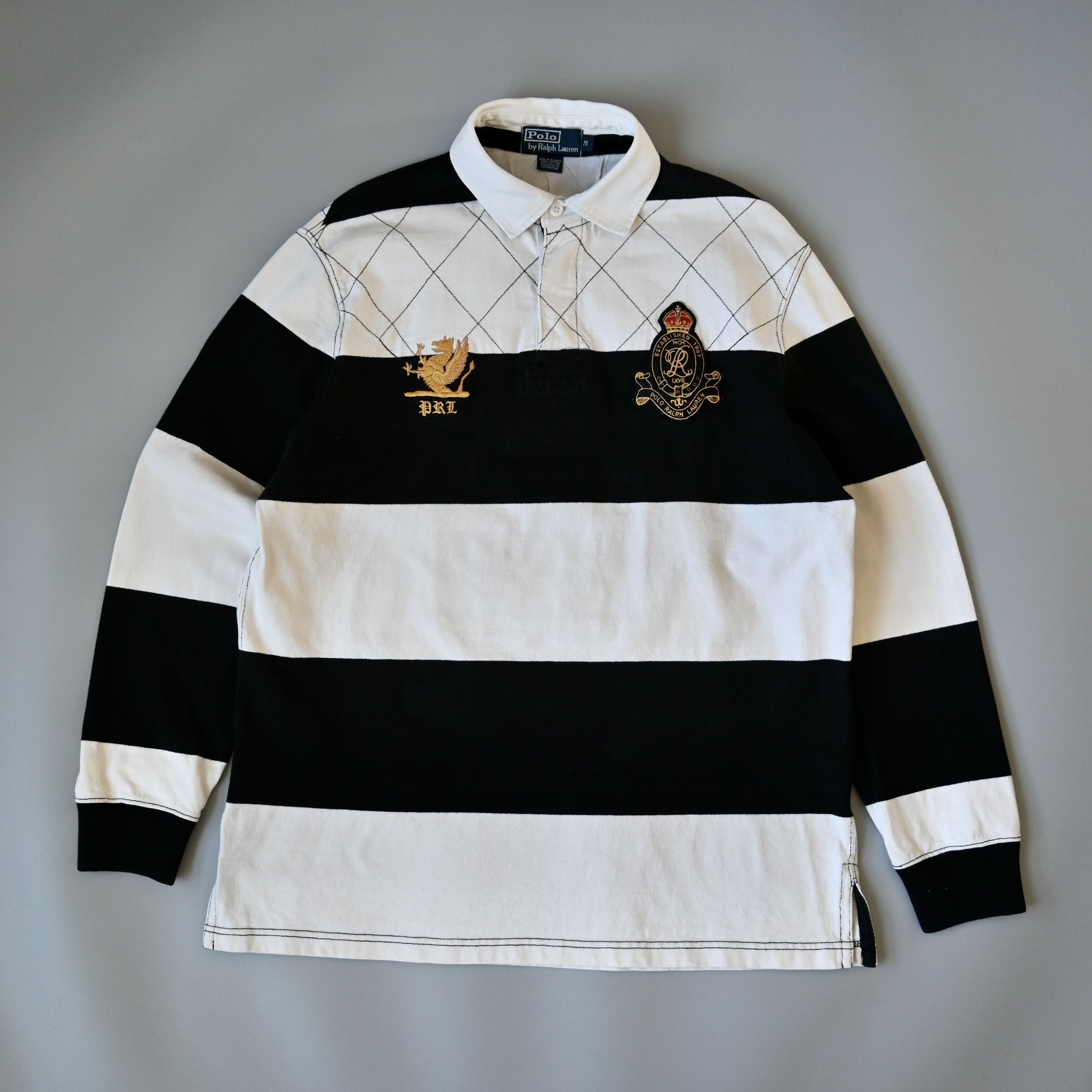 Polo Ralph Lauren 2010s Ralph Lauren PRLC #5 quilted rugby shirt, M Size US M / EU 48-50 / 2 - 2 Thumbnail