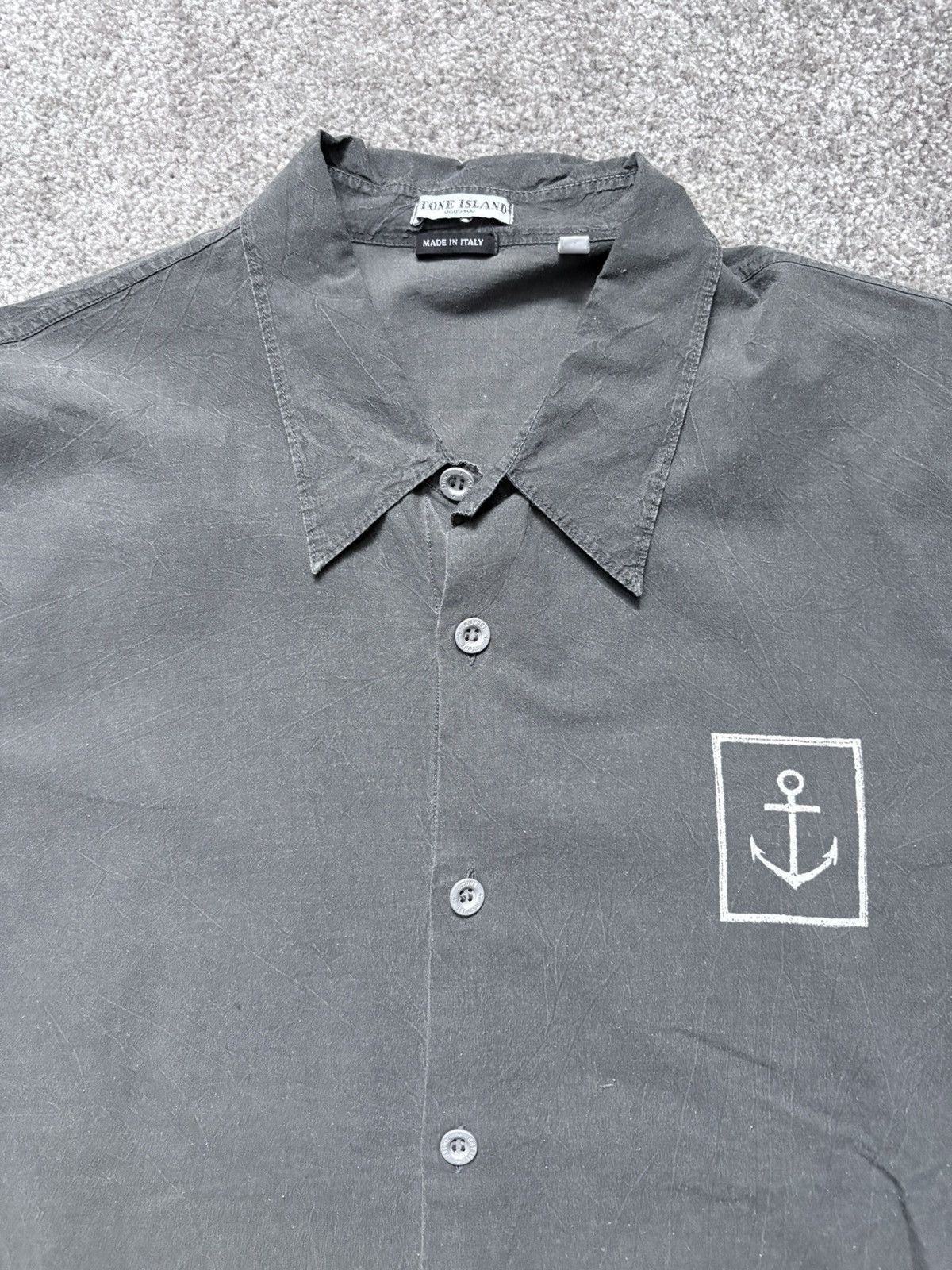 Stone Island Stone Island 2005 Marina Anchor Vintage Shirt Size US S / EU 44-46 / 1 - 4 Thumbnail
