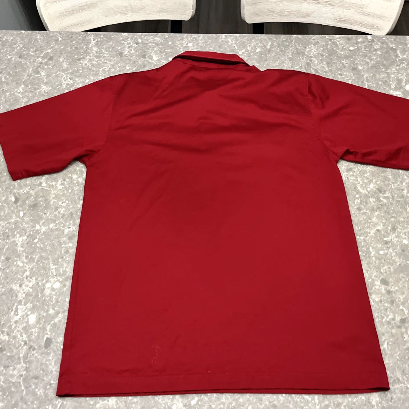 Vintage Ahead Bay Hill Mens Golf Polo Shirt M Red Pocket Short Sleeve Logo Rugby Polo Adult Golfing Golfer Walking Comfort Size US M / EU 48-50 / 2 - 6 Thumbnail
