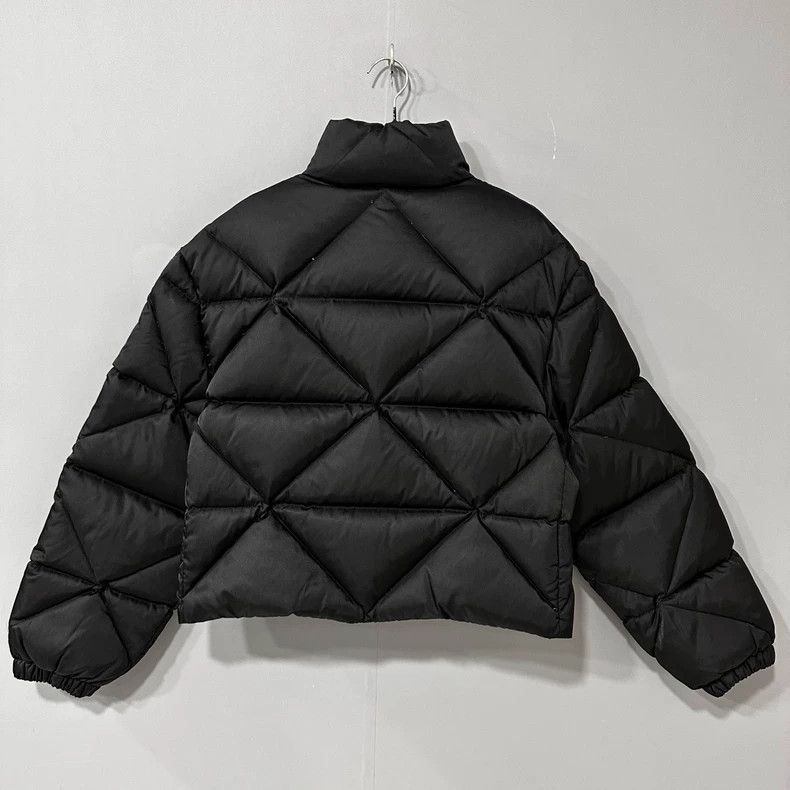 Prada Prada Diamond recycled nylon logo down jacket 2504-Nextarro Size US XXS / EU 40 - 3 Thumbnail