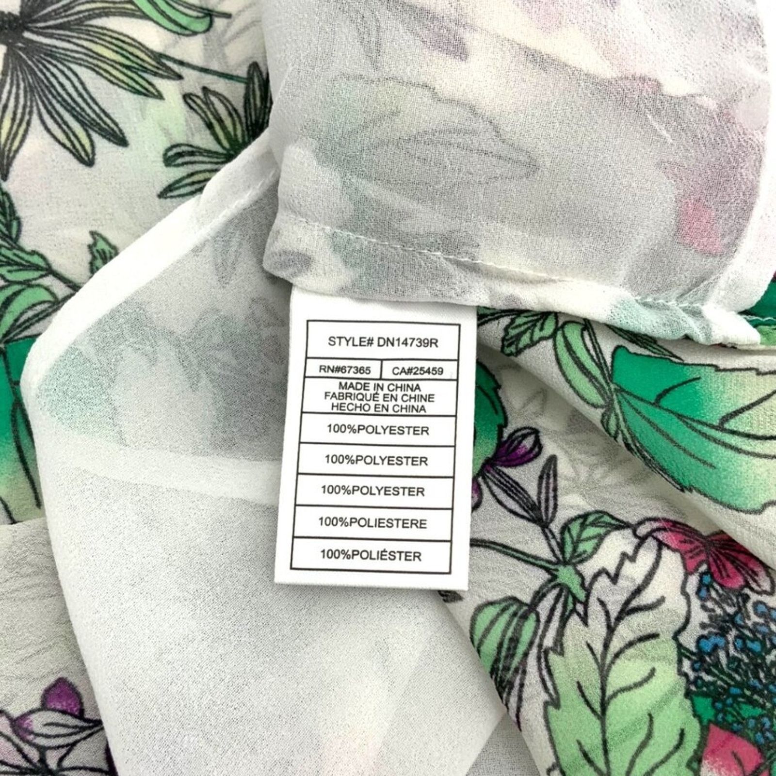 Steve Madden Steve Madden Keyhole Flutter Sleeve Top Sz XS NWOT $69 MSRP Size XS / US 0-2 / IT 36-38 - 6 Thumbnail