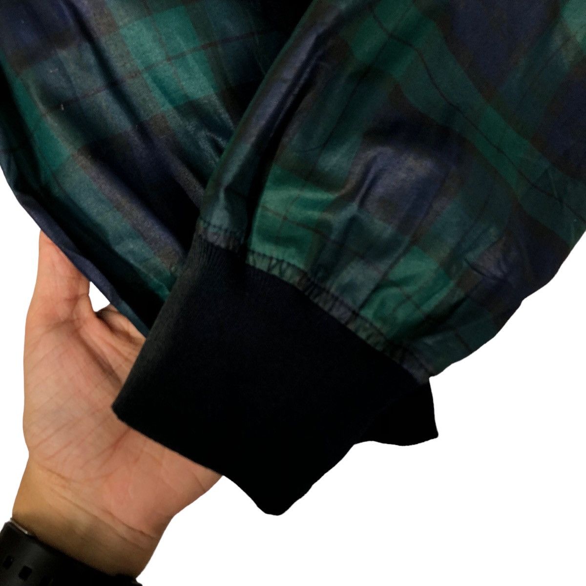 Japanese Brand VINTAGE CARDIGAN BOMBER JACKET ARNOLD PALMER TARTAN DESIGN Size US M / EU 48-50 / 2 - 11 Thumbnail