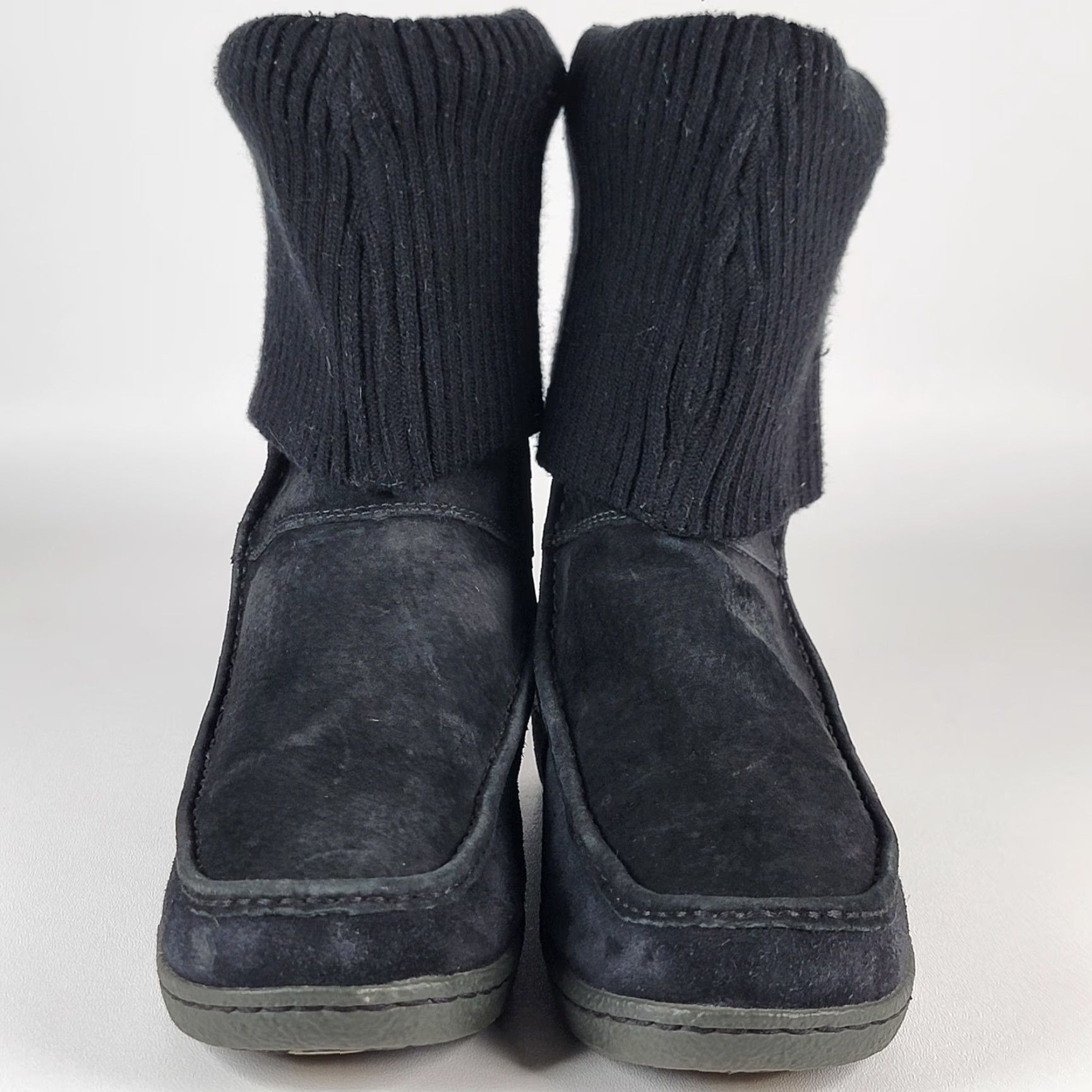 The North Face VINTAGE? Wait, item is not vintage. The North Face Boots Women Black Suede Waterproof 8/38 Casual Travel Flat Heel Zip Closed Toe The North Face K228 Size US 8 / IT 38 - 2 Thumbnail