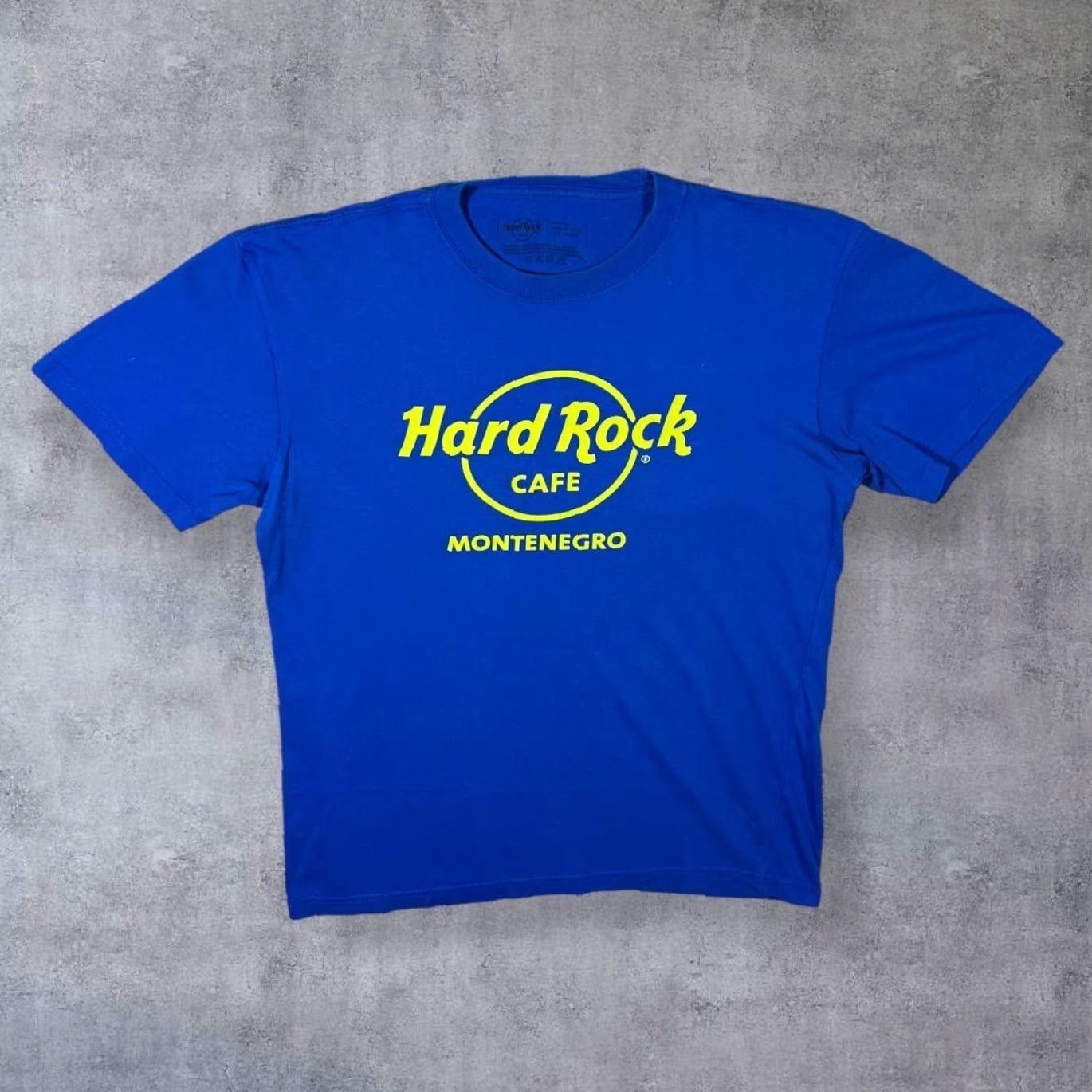 Hard Rock Cafe Hard Rock Cafe Montenegro Souvenir Graphic Blue T-Shirt Medium Mens Short Sleeve Round Neck Logo Coffee? Size US M / EU 48-50 / 2 - 2 Thumbnail