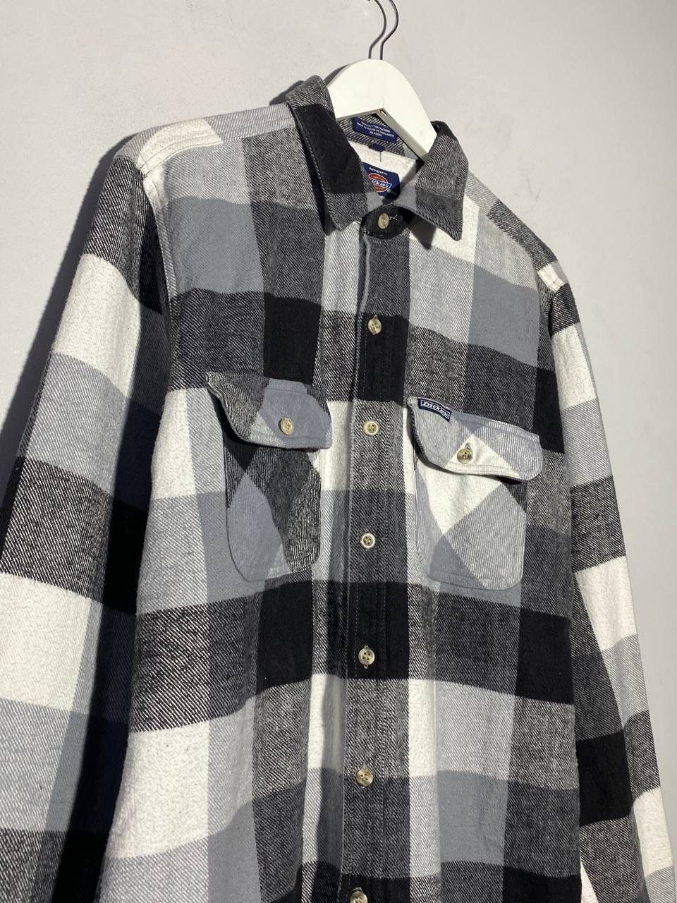 Dickies 🔥 Y2K DICKIES CHECKERED FLANNEL SHIRT GRUNGE WORKWEAR VIBES Size US L / EU 52-54 / 3 - 3 Thumbnail