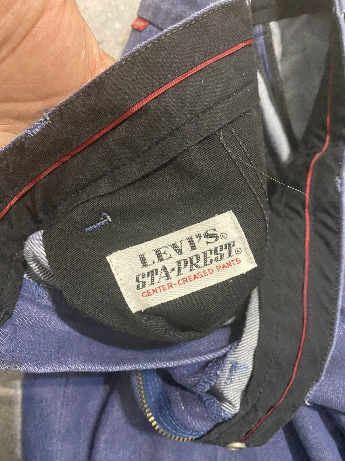 Levi's Vintage Levi’s Sta Prest Center Creased Pants 30x30 Size US 30 / EU 46 - 13 Thumbnail