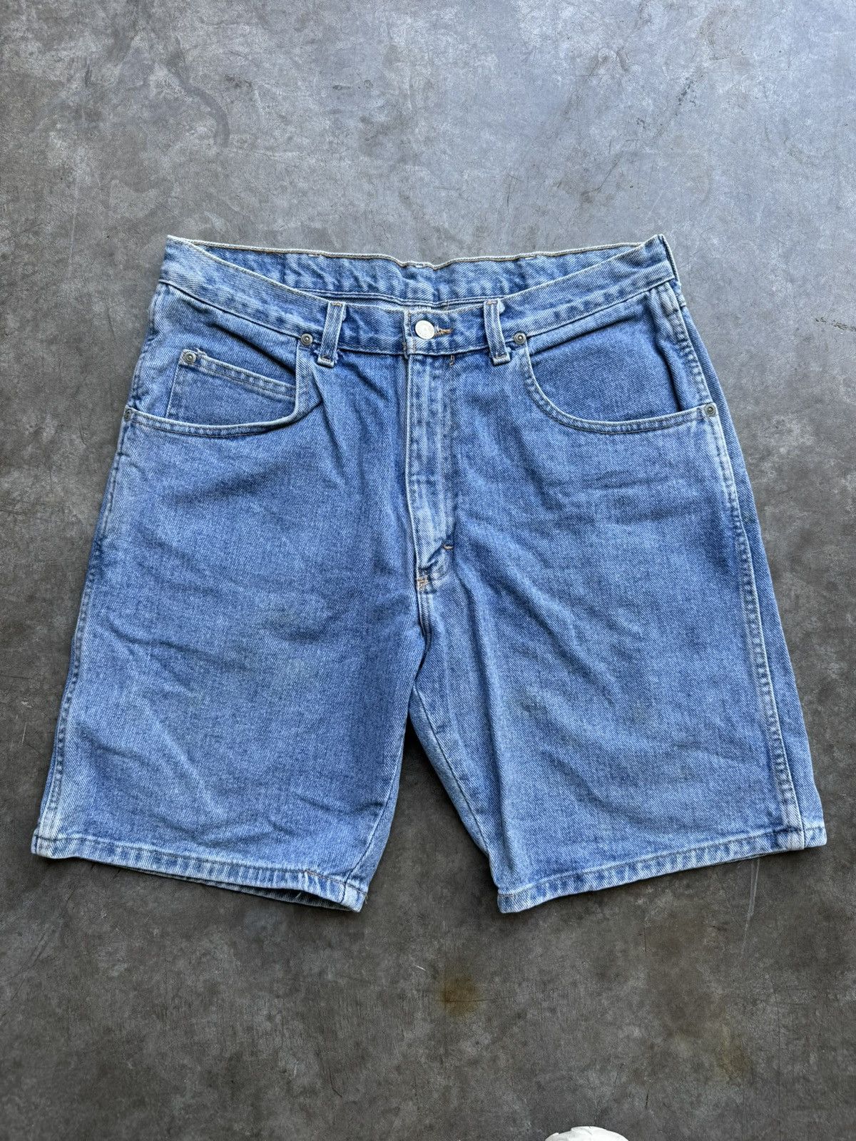 Wrangler Vintage 90’s/00’s Wrangler Light Denim Jean Shorts Size US 34 / EU 50 - 1 Thumbnail