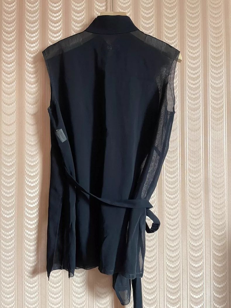Y's Y's size os Navy Blue Chinese Mesh Vest Size US M / EU 48-50 / 2 - 4 Thumbnail