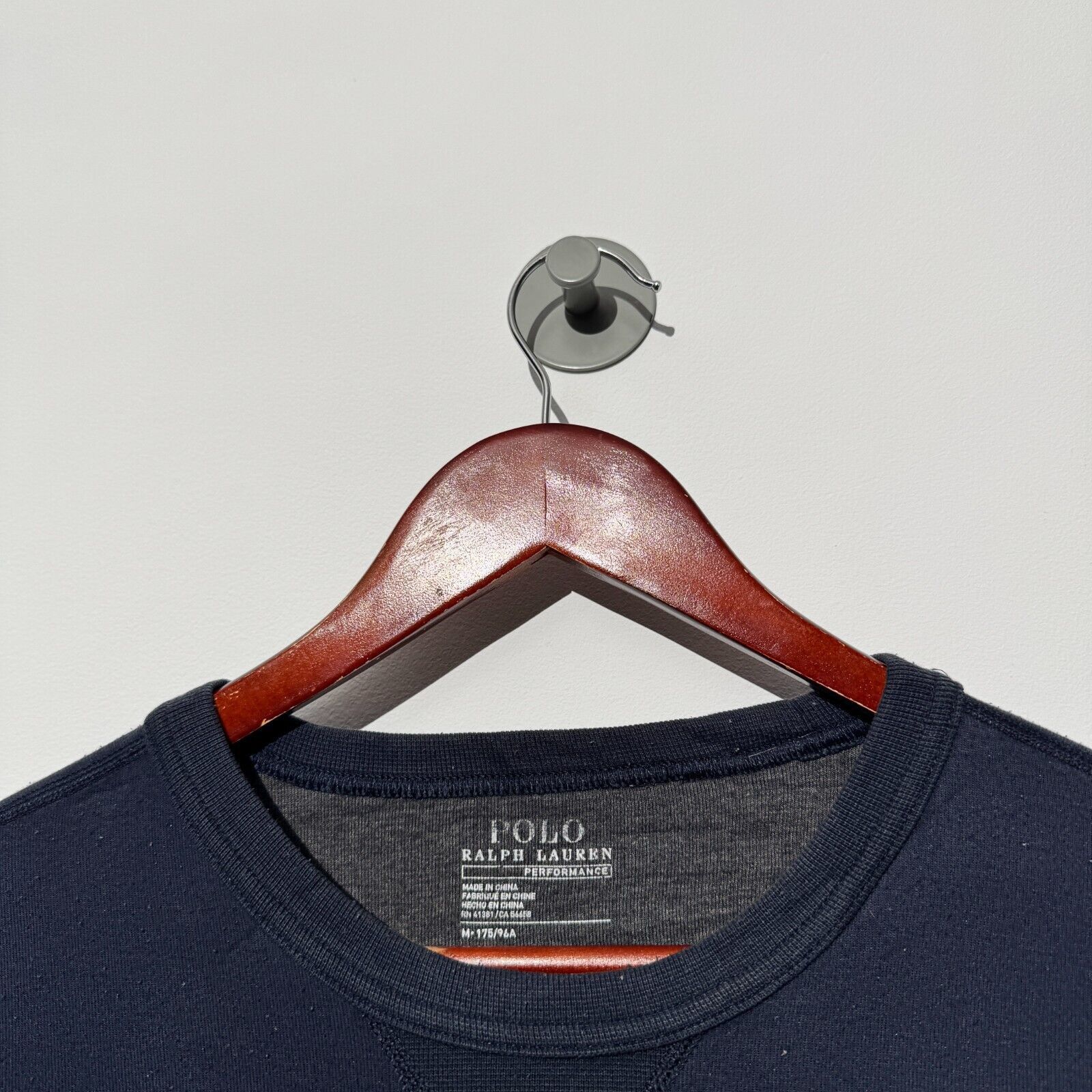 Ralph Lauren Vintage Ralph Lauren Unisex Navy Blue Cotton Sweater Size M Size US M / EU 48-50 / 2 - 7 Thumbnail