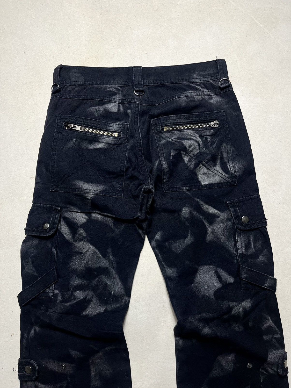 Le Grande Bleu (L.G.B.) 💸ACCEPT BINDING💸 Xrfm bleach bondage denim pant Size US 30 / EU 46 - 6 Thumbnail