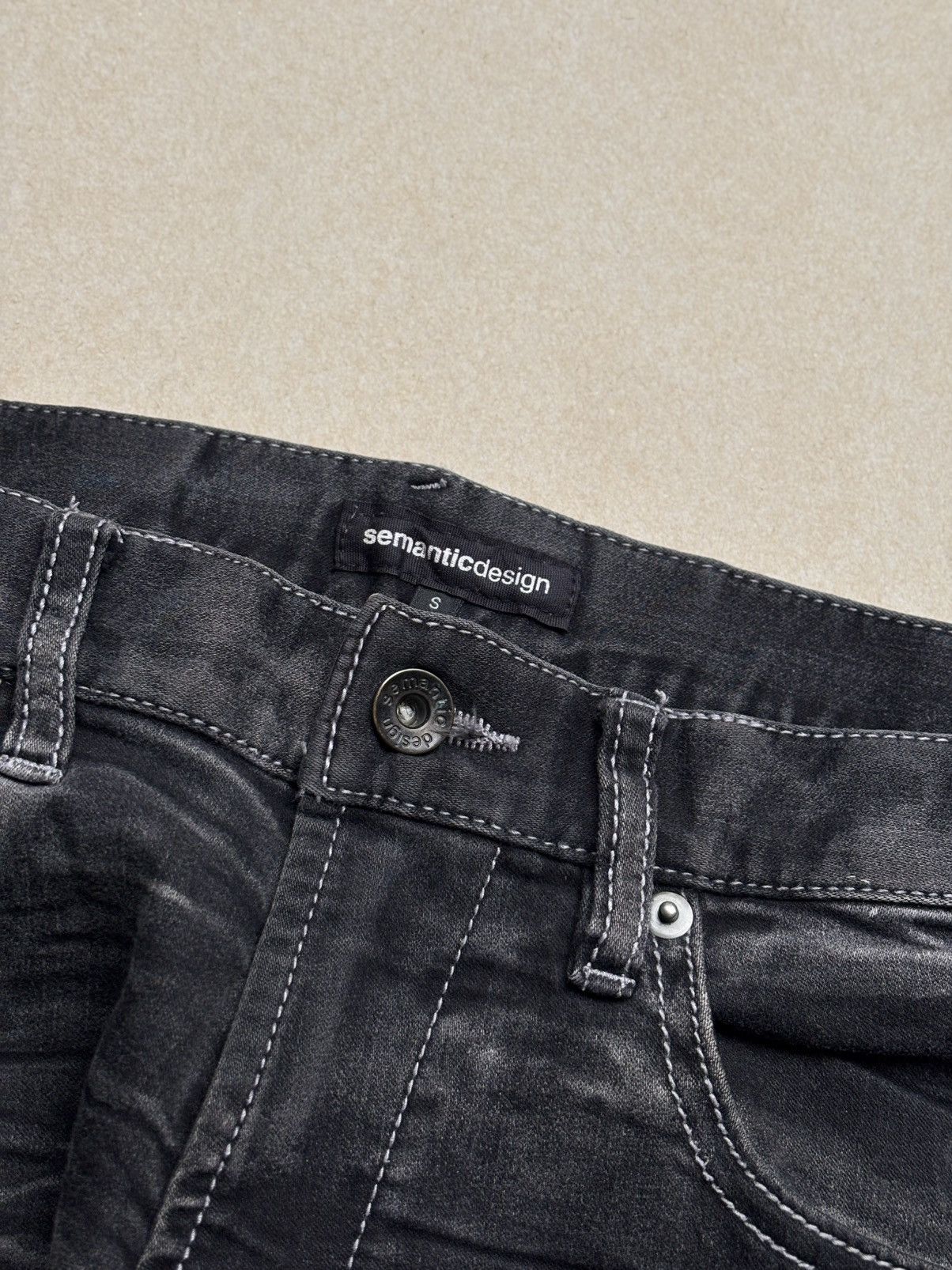 semanticdesign SEMANTIC DESIGN lace-up jeans Size US 28 / EU 44 - 5 Thumbnail