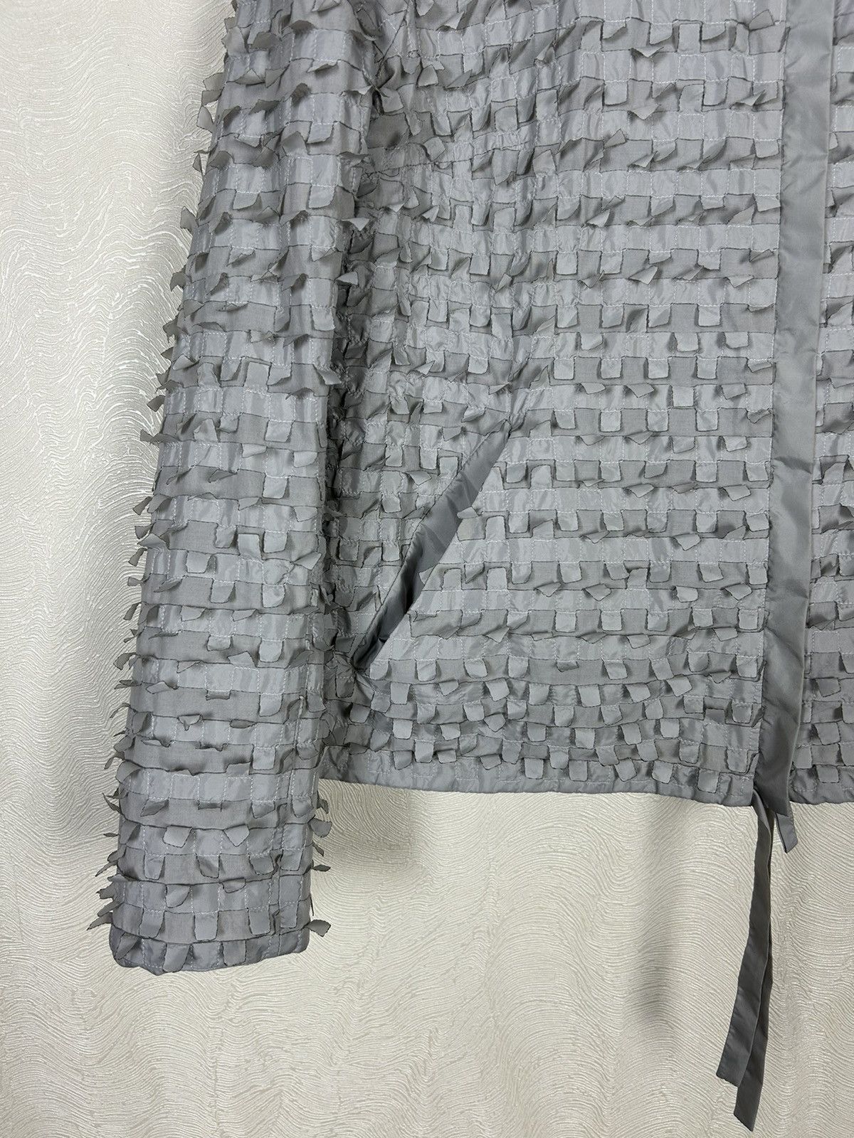 Annette Gortz × Vintage Annette Gortz Textured Grey Designer Jacket Size EU36 Size XS / US 0-2 / IT 36-38 - 5 Thumbnail