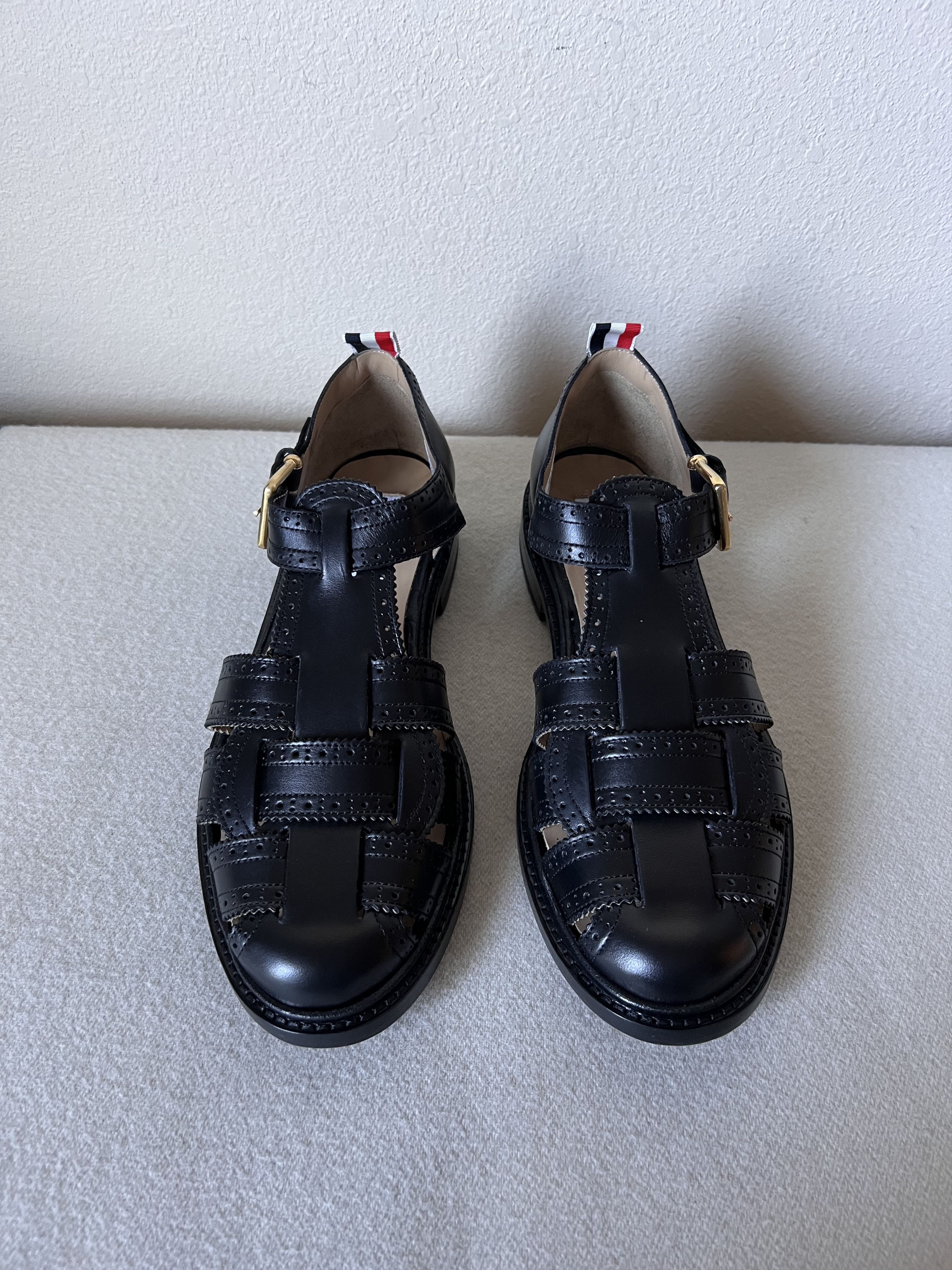 Thom Browne Thom Browne Brogued Fisherman Sandals with Leather Sole Size US 12 / EU 45 - 4 Thumbnail