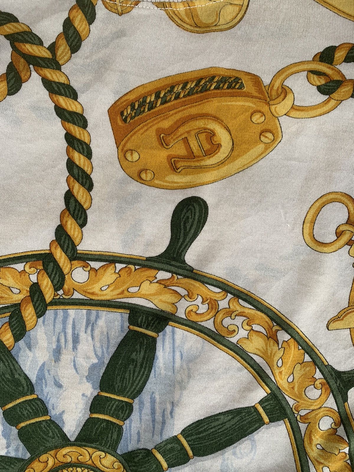 Aigner Vintage aigner royal flag t shirt Size M / US 6-8 / IT 42-44 - 6 Thumbnail