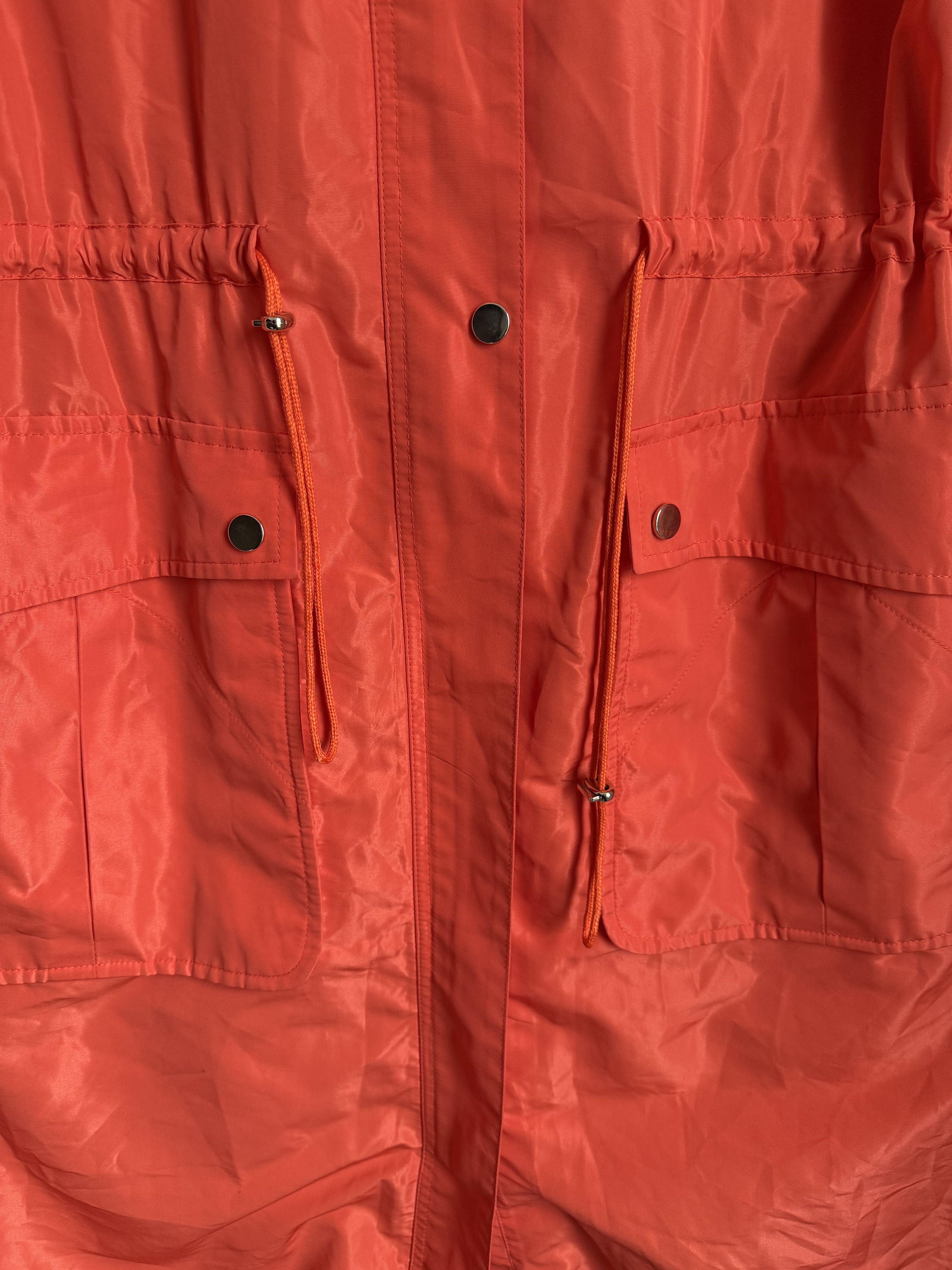 Tara Jarmon TARA JARMON Orange Hooded Parka Coat jacket Size S / US 4 / IT 40 - 9 Thumbnail