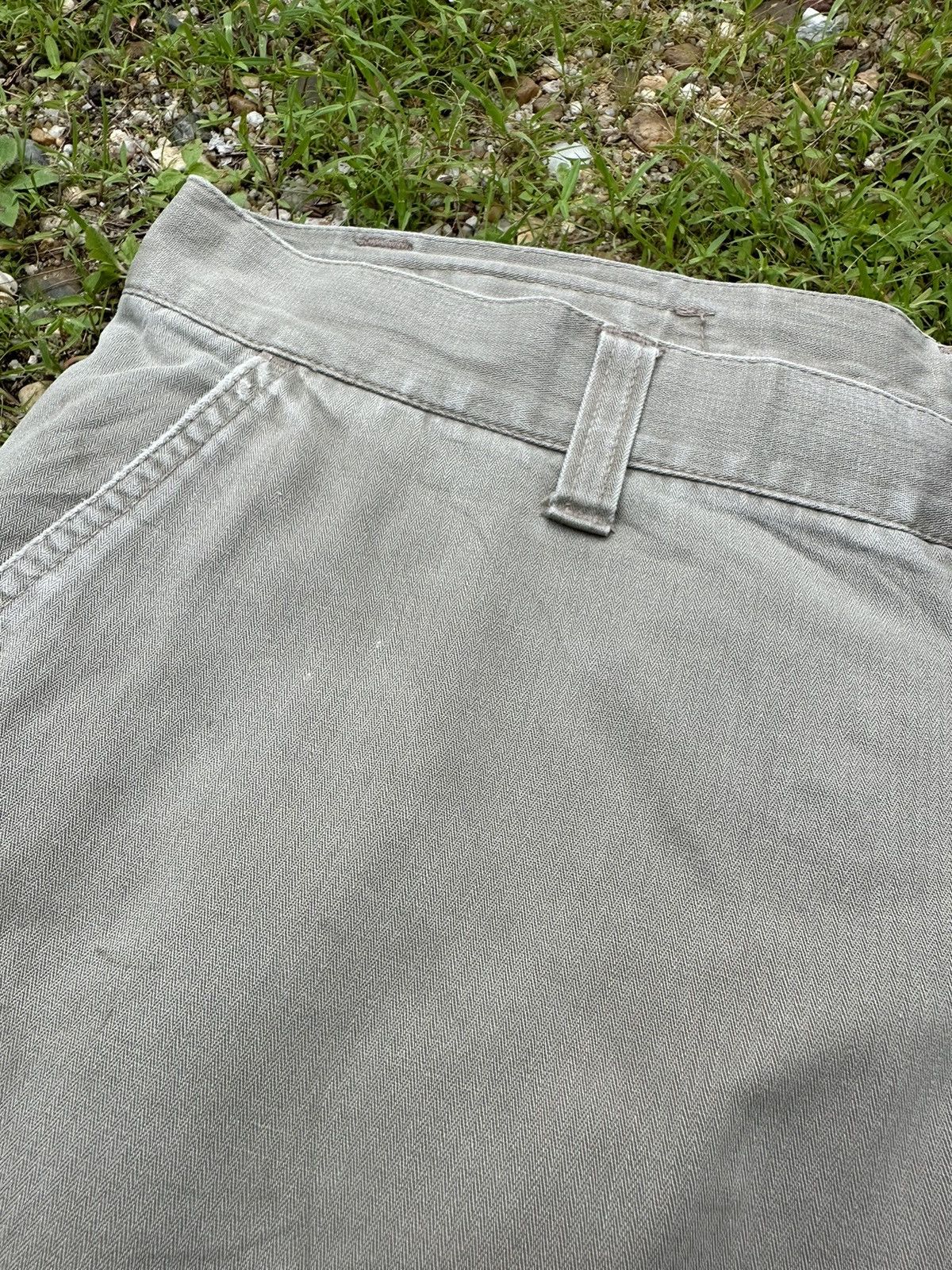 5351 POUR LES HOMMES BAGGY POLO CLUB TROUSERS RIPSTOP MULTIPOCKET DIRTY PANTS Size US 33 - 7 Thumbnail