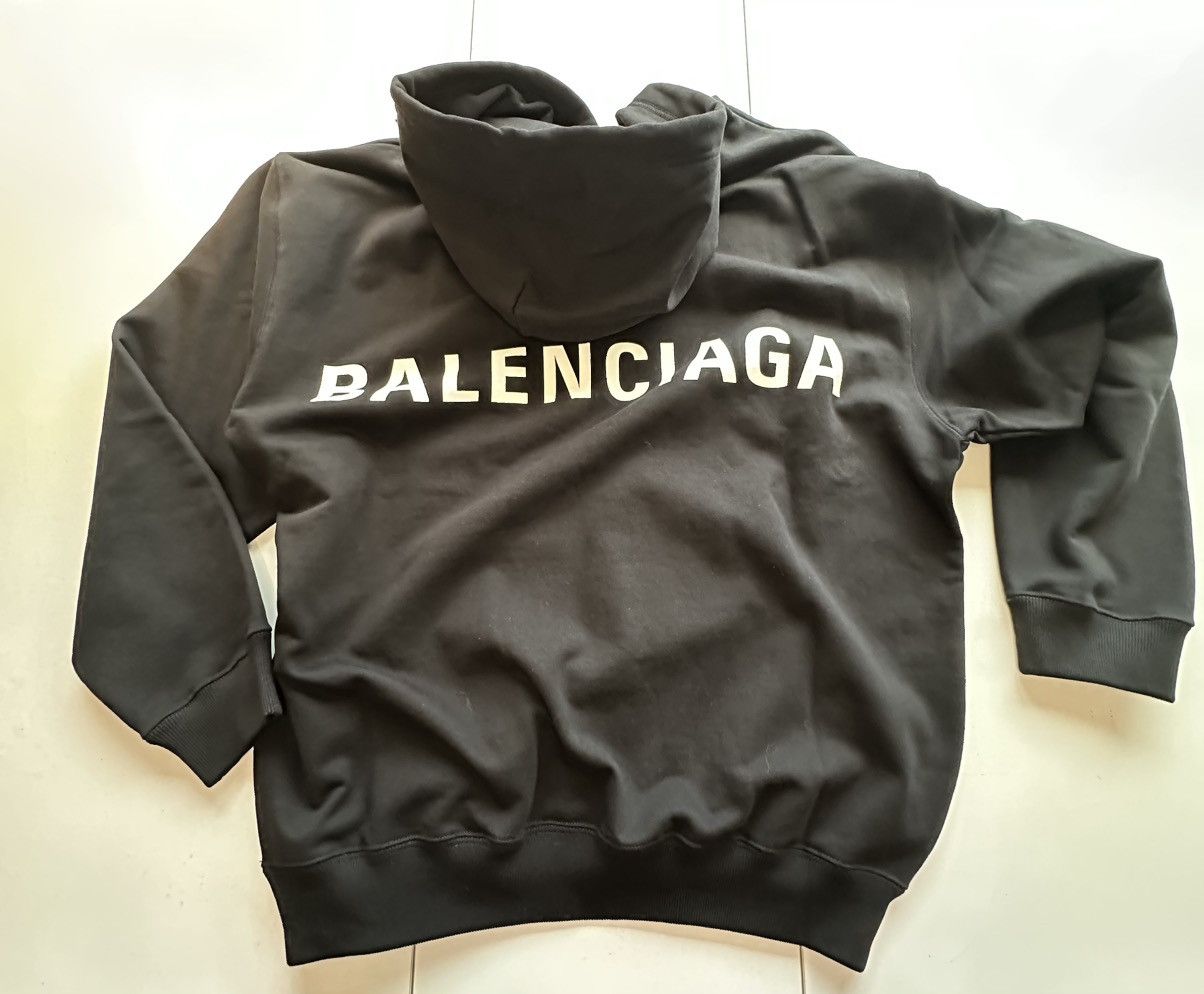 Balenciaga Balenciaga Logo Pullover Hoodie Size US L / EU 52-54 / 3 - 3 Thumbnail