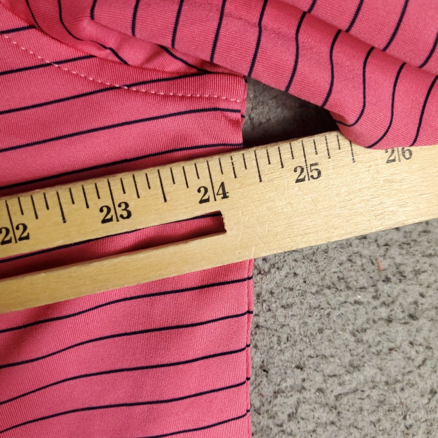 Peter Millar Peter Millar Polo Shirt Mens Size XL Pink Striped Crown Crafted Short Sleeve Size US XL / EU 56 / 4 - 7 Thumbnail