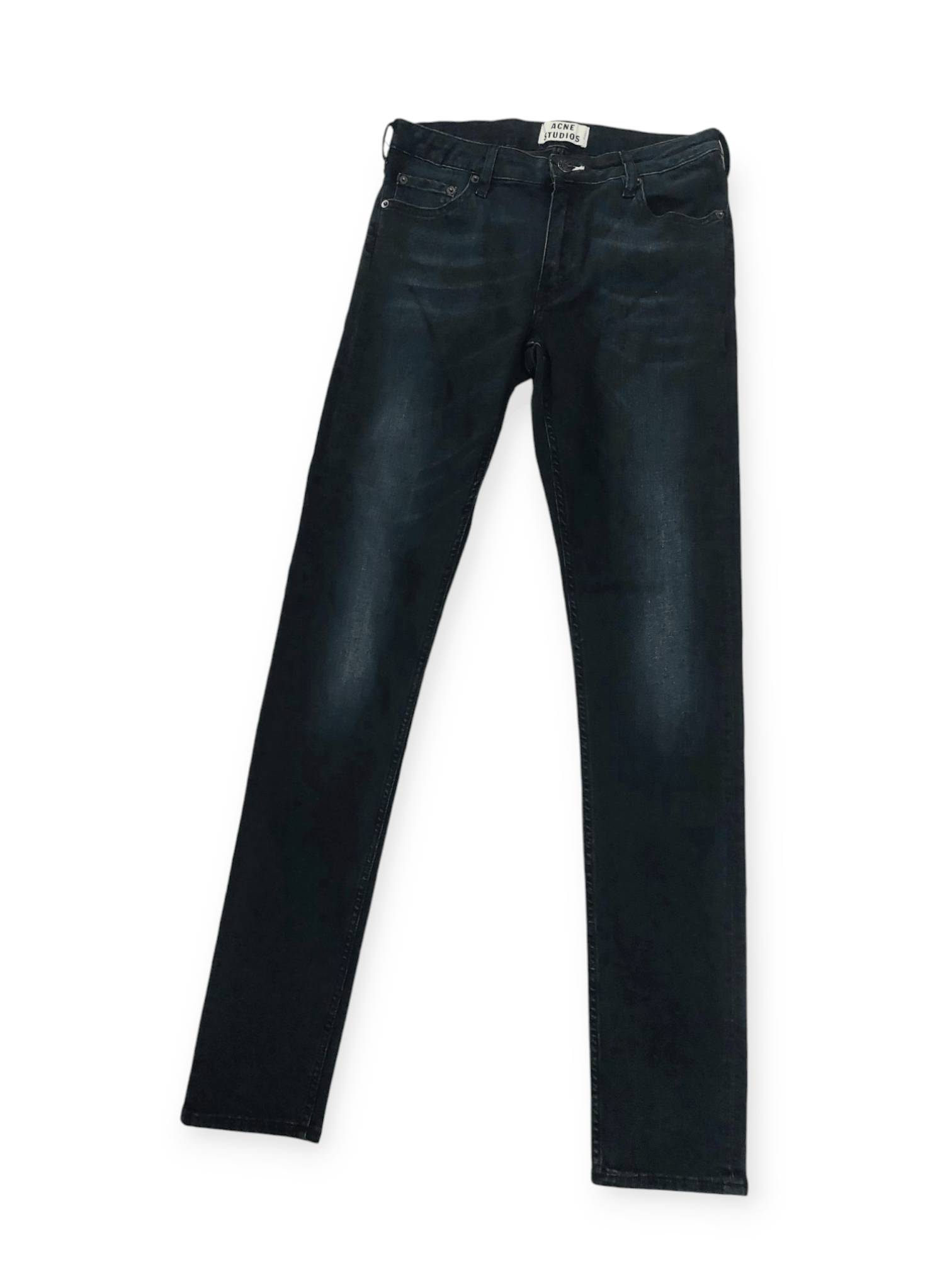 Acne Studios Flex Basement Skinny Black Jeans