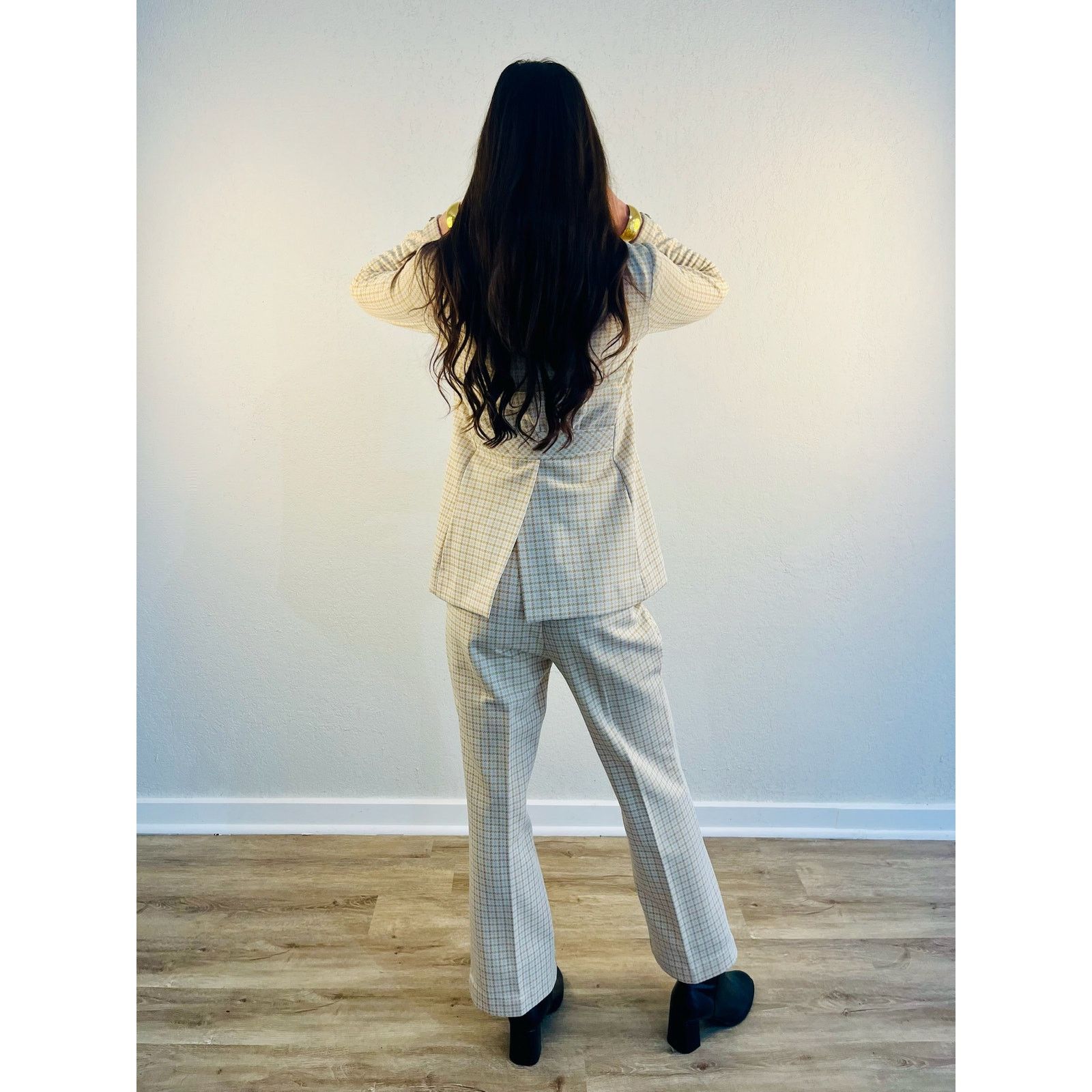 Other 70s Houndstooth Jacket and Pants Set Size M / US 6-8 / IT 42-44 - 6 Thumbnail