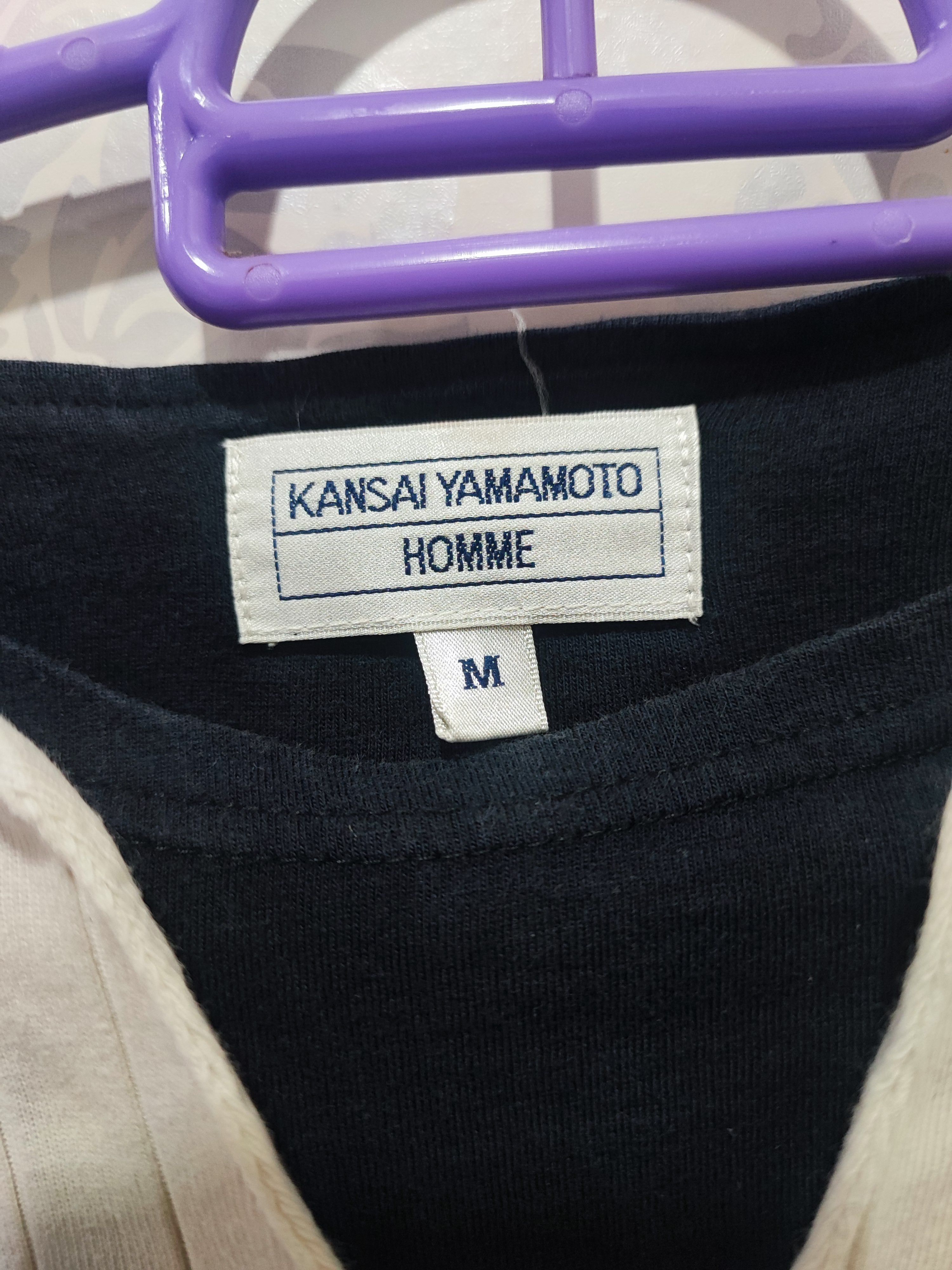 Kansai Yamamoto Vintage Kansai Yamamoto Double Layer long Sleeve shirt Size US M / EU 48-50 / 2 - 3 Thumbnail
