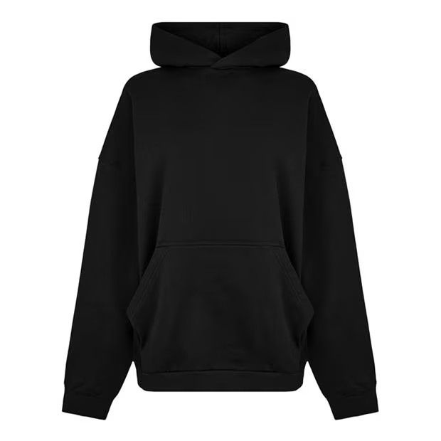 Balenciaga o1g2r1mq0924 Oversized Hoodies in Black Size S / US 4 / IT 40 - 1 Thumbnail