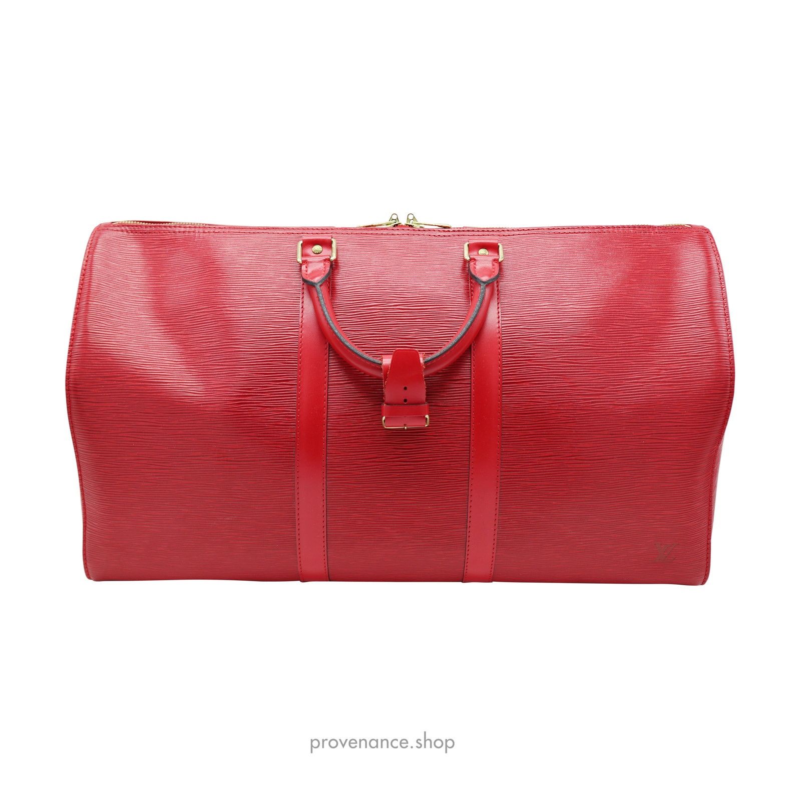Louis Vuitton 🔴 Keepall 50 Bag - Red Epi Leather Size ONE SIZE - 3 Thumbnail