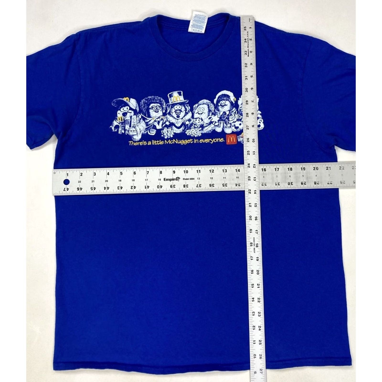 Delta Mcdonald's Kerwin Frost Mcnugget Graphic T-shirt Women Large Blue Short Sleeve Size L / US 10 / IT 46 - 7 Thumbnail