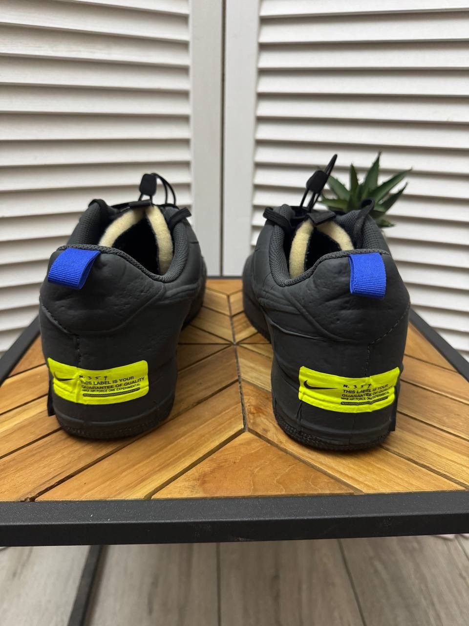 Nike Nike Air Force 1 Experimental Low Black Size US 12 / EU 45 - 5 Thumbnail